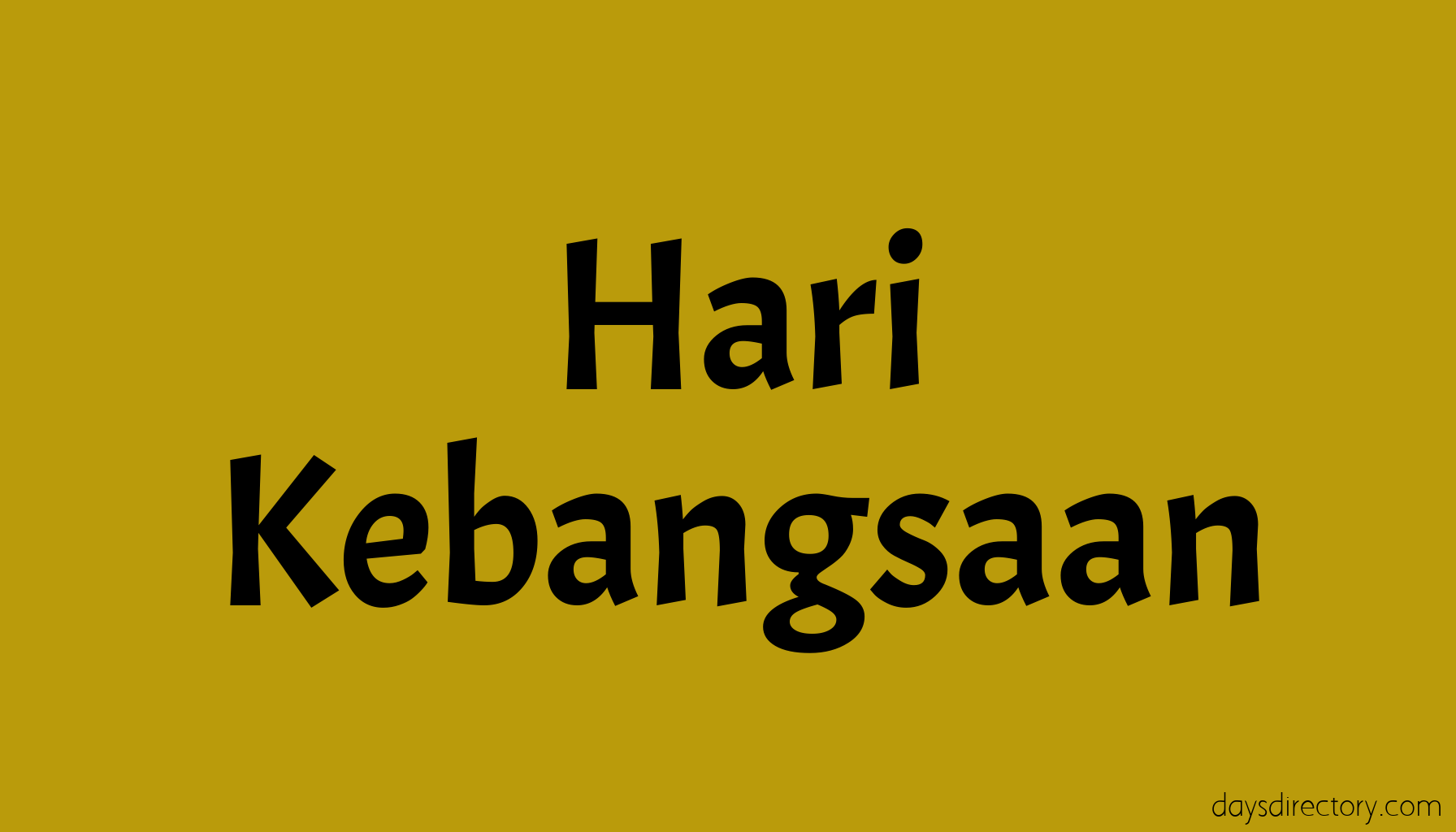 Hari Kebangsaan