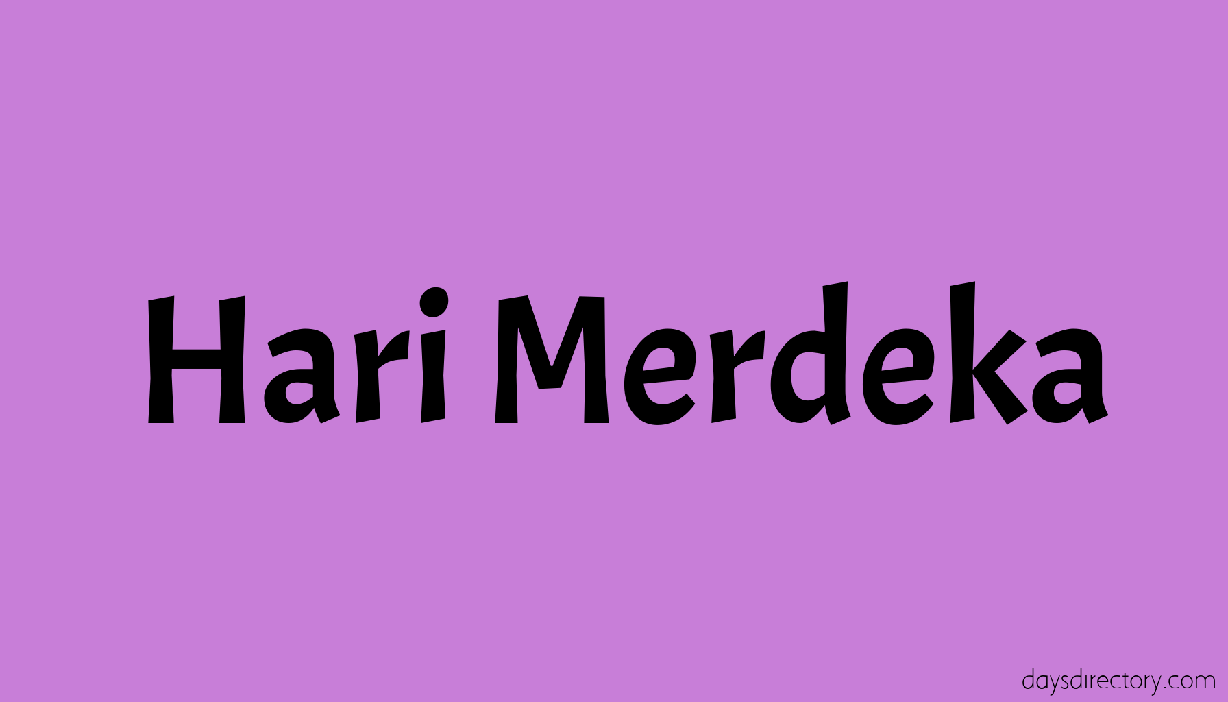 Hari Merdeka