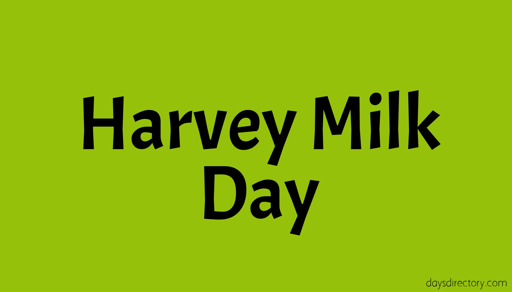 Harvey Milk Day