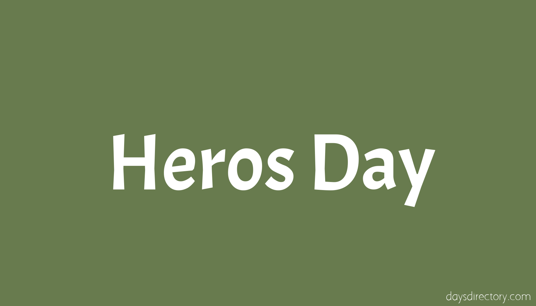 Heros Day