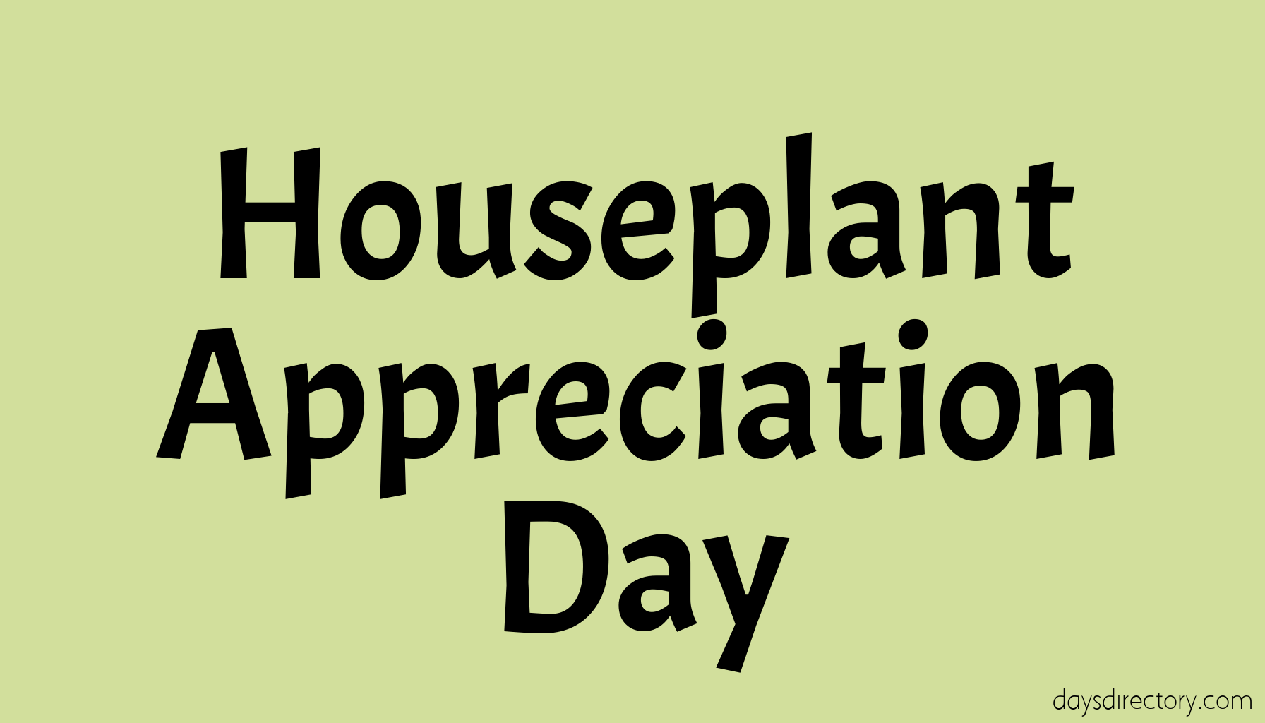 Houseplant Appreciation Day