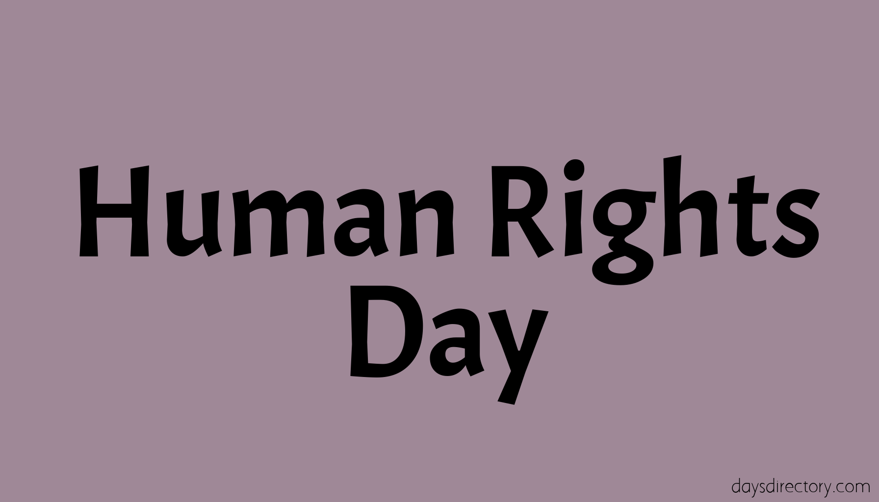 Human Rights Day