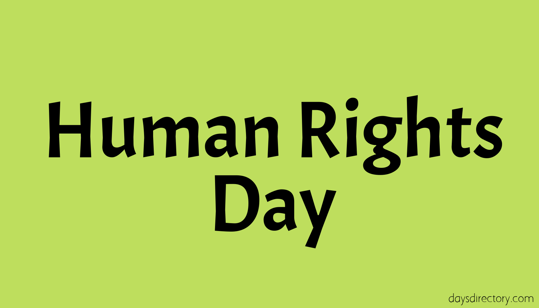 Human Rights Day