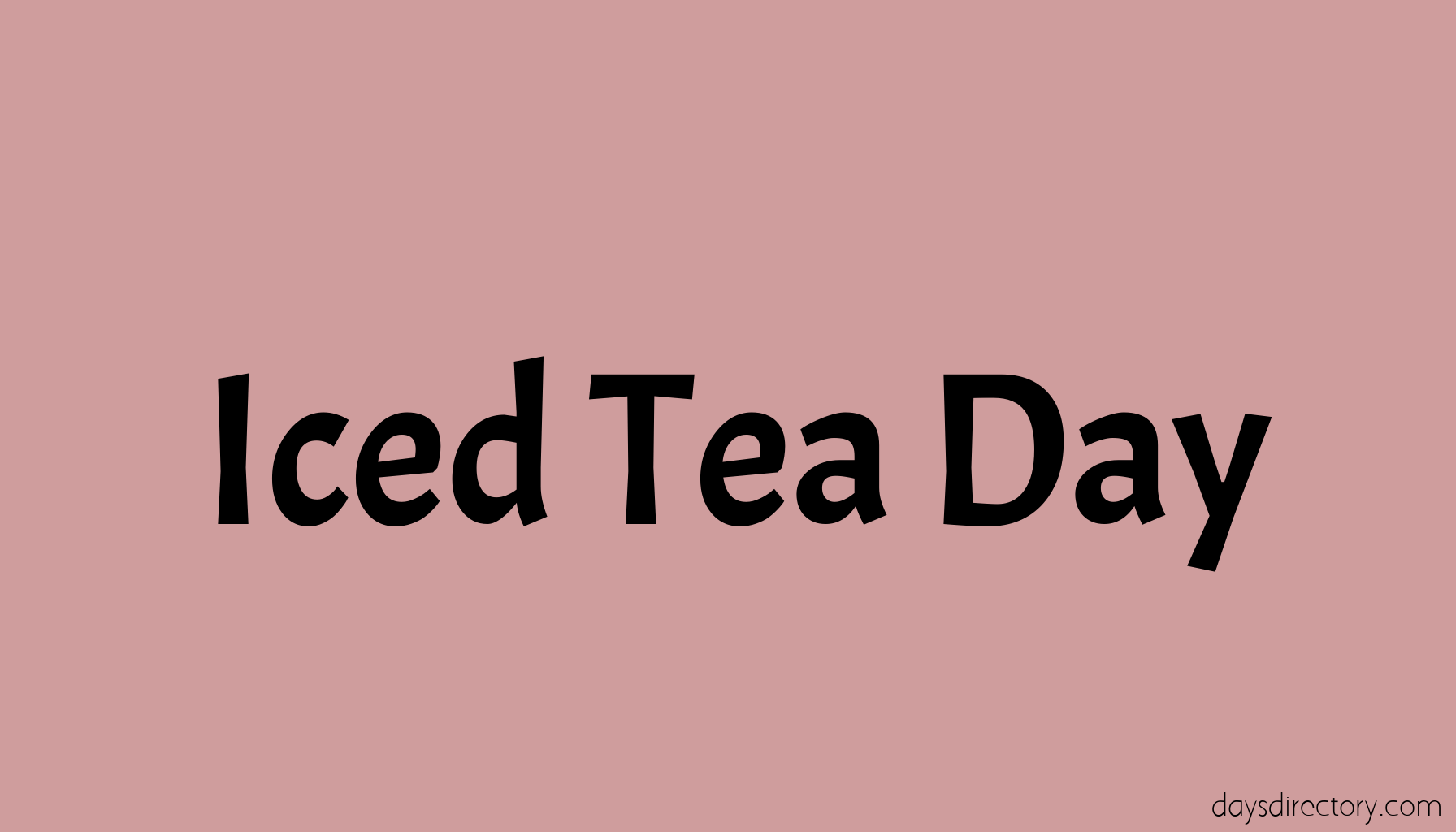 Iced Tea Day