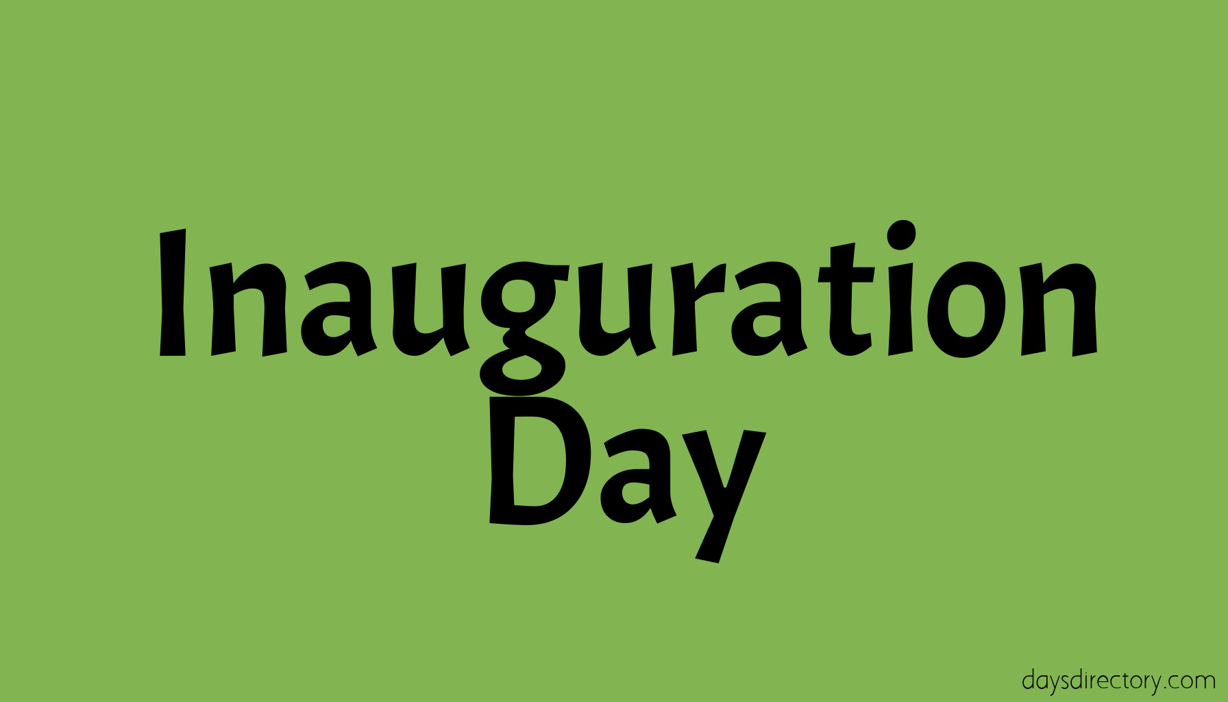 Inauguration Day