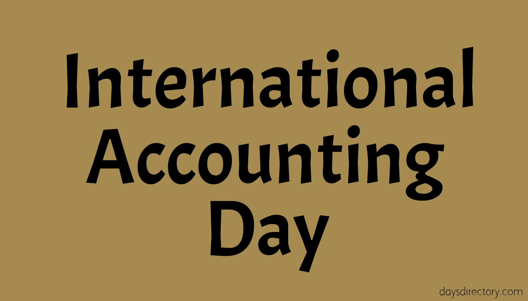 International Accounting Day