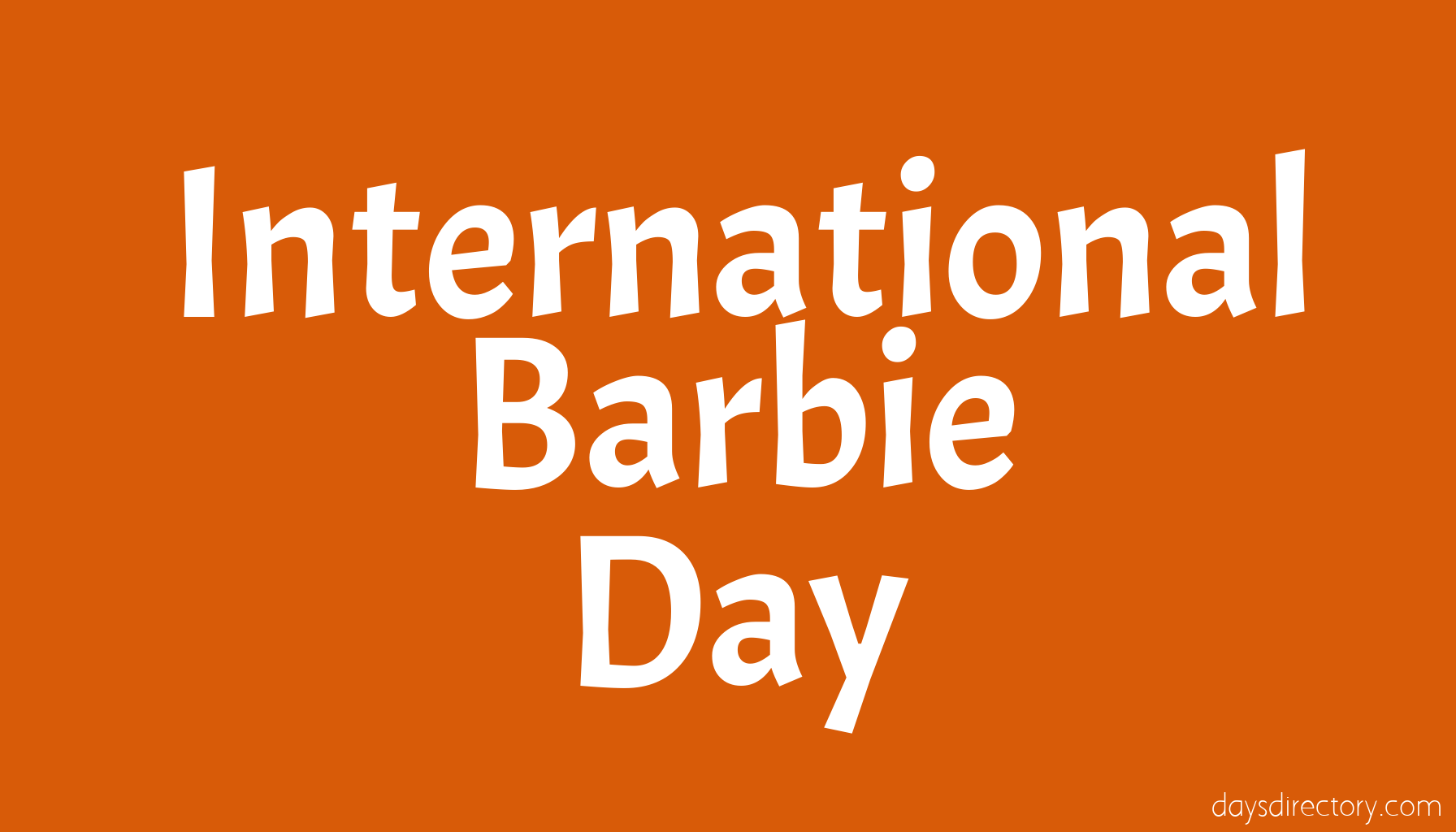 International Barbie Day