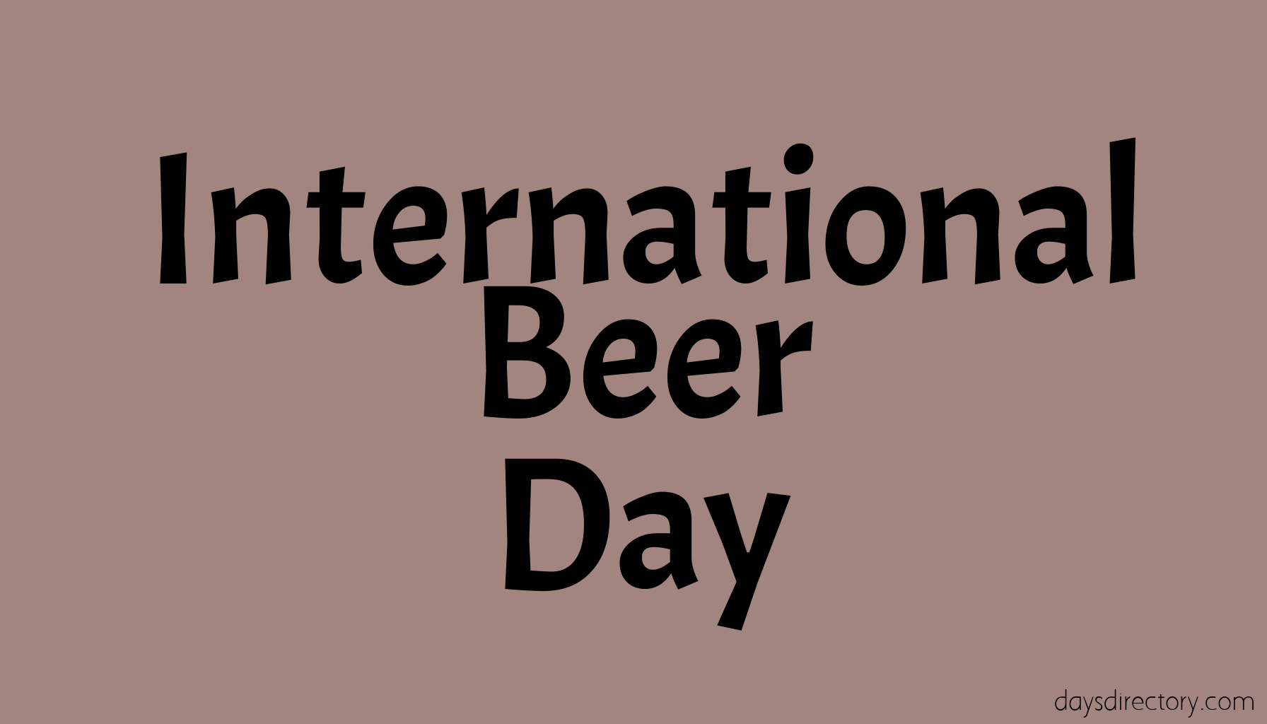 International Beer Day