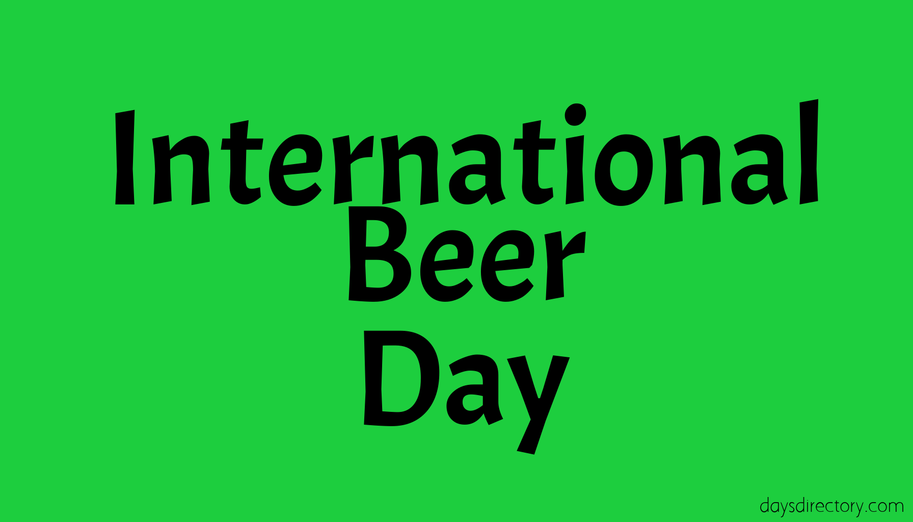 International Beer Day