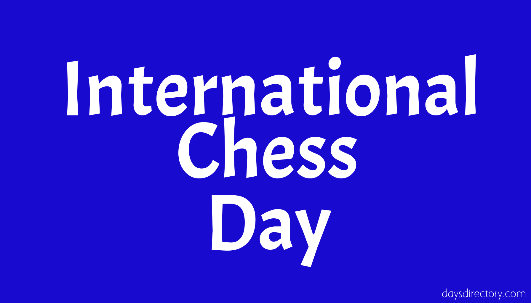 International Chess Day