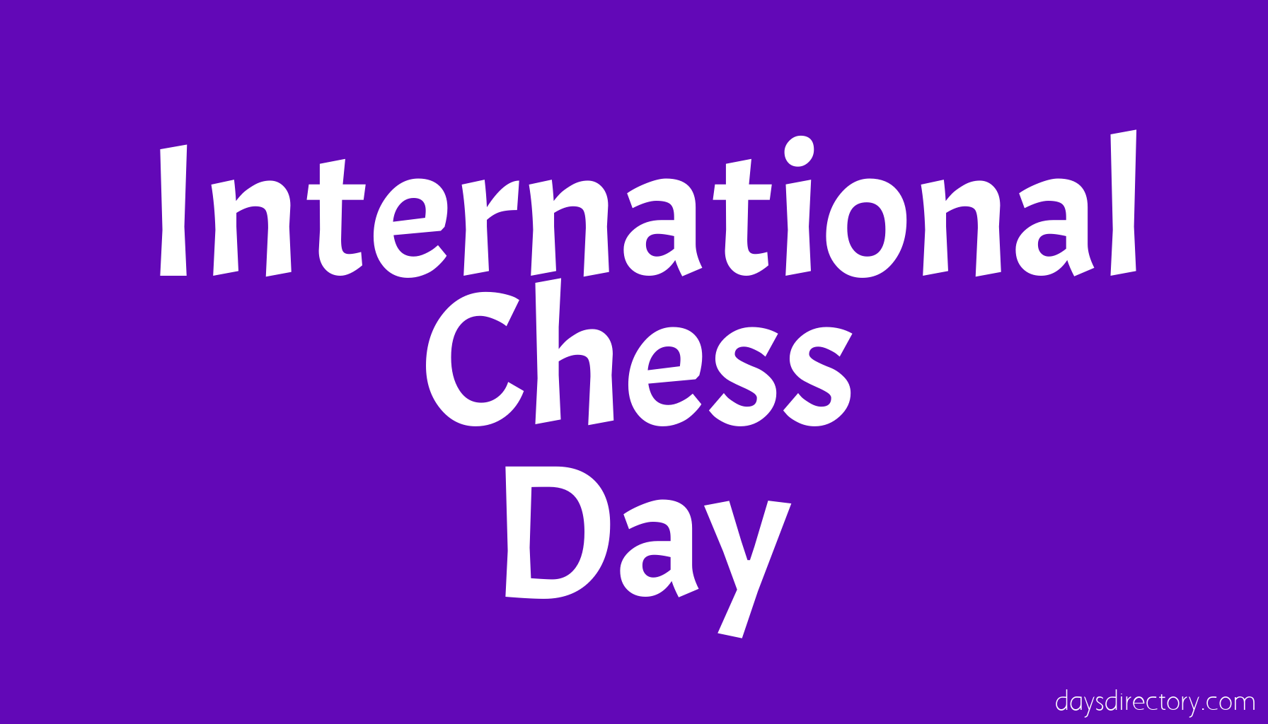 International Chess Day