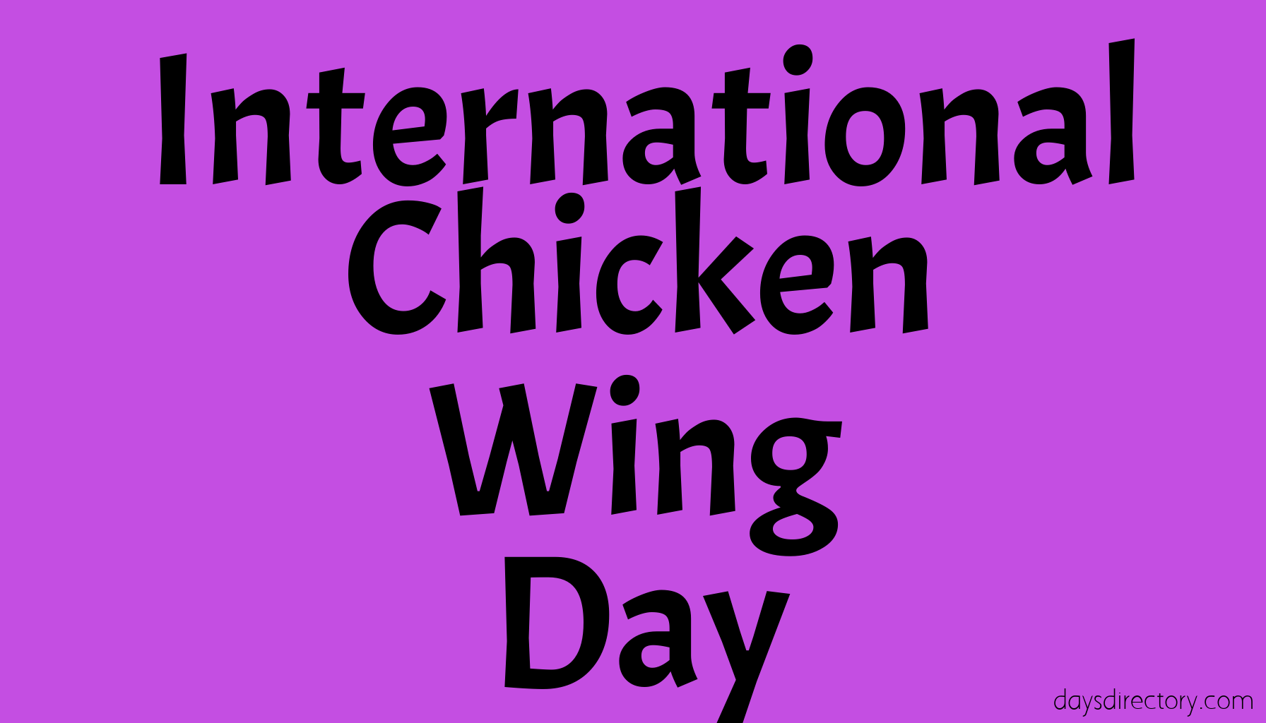 International Chicken Wing Day