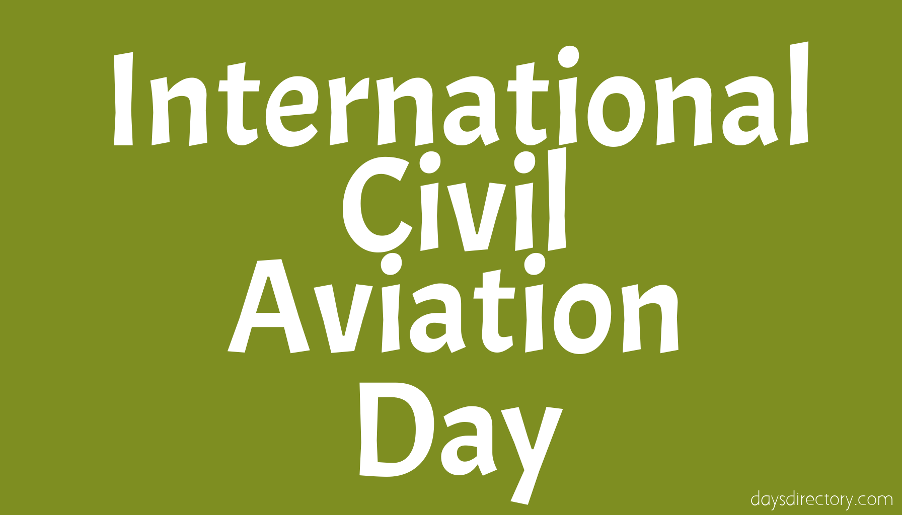 International Civil Aviation Day