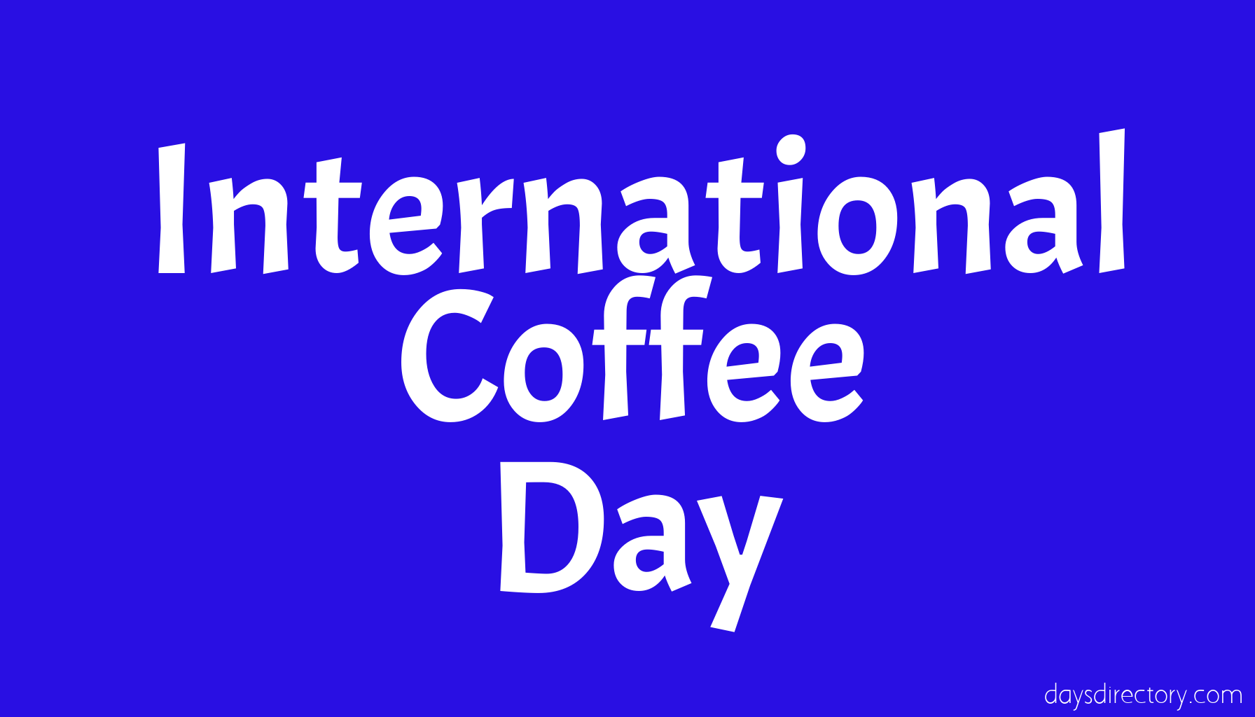 International Coffee Day