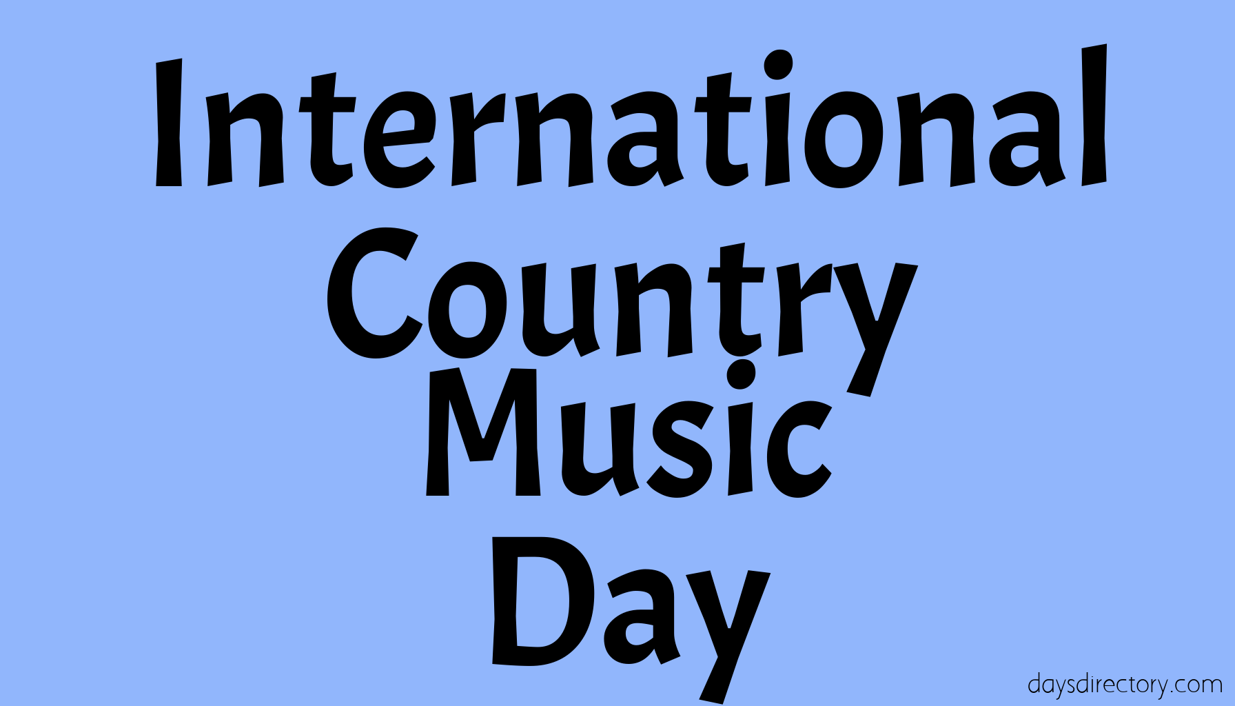 International Country Music Day