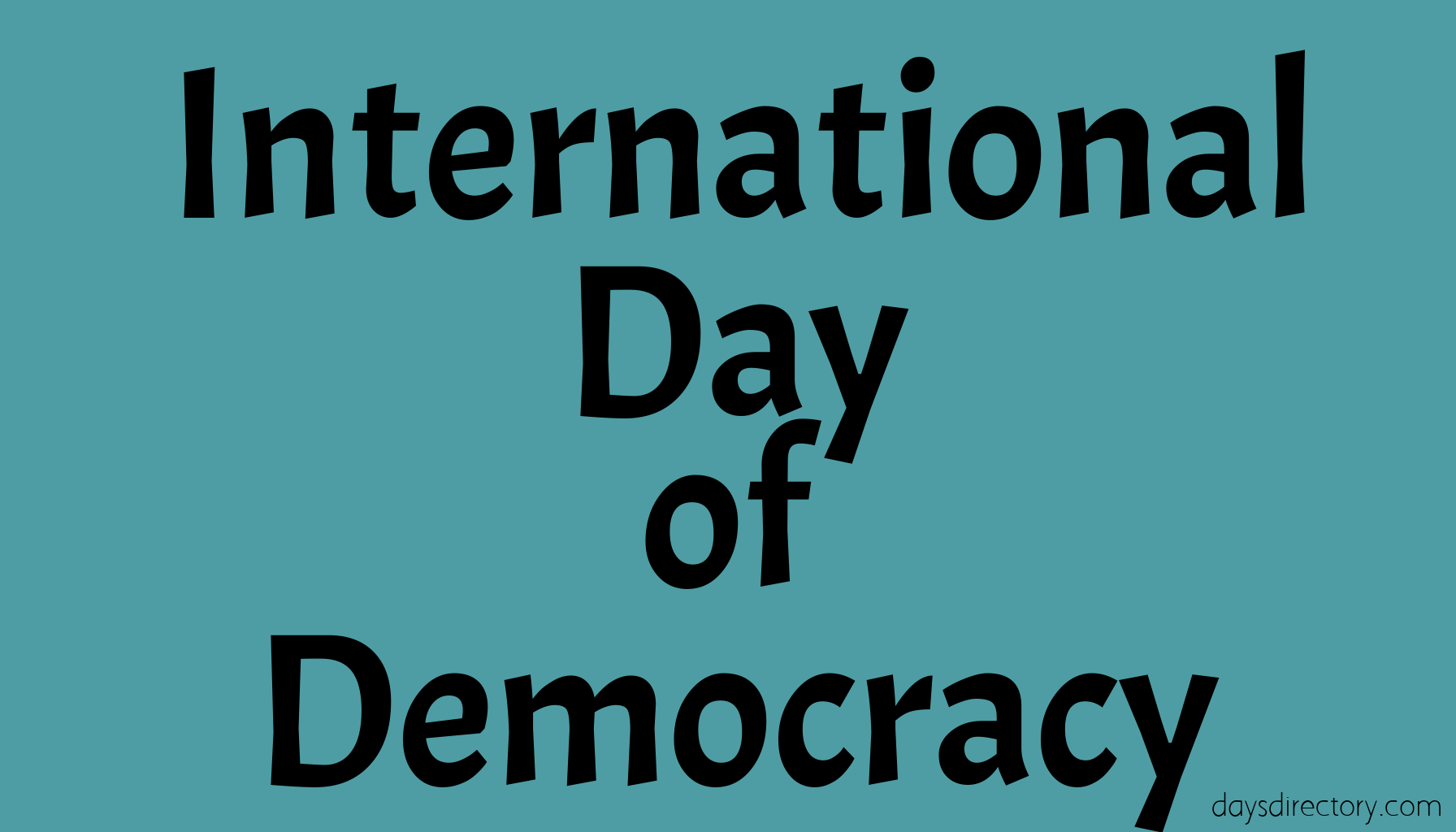 International Day of Democracy