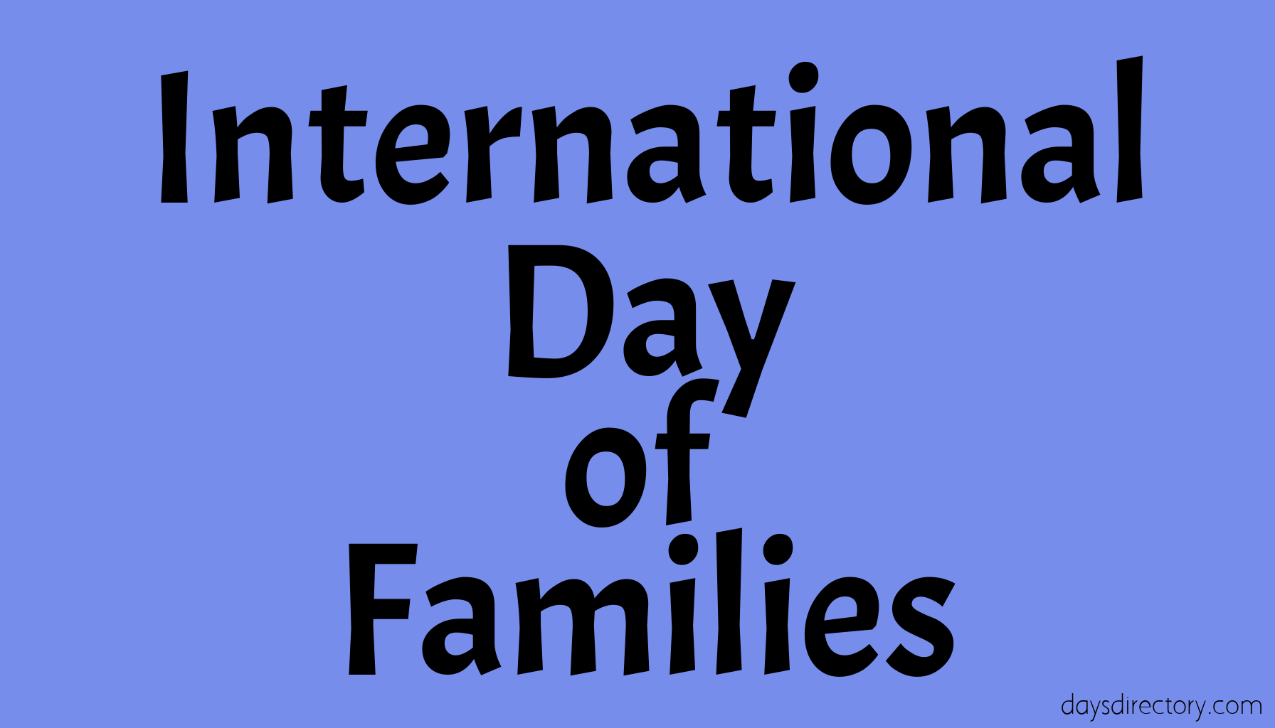 International Day of Families