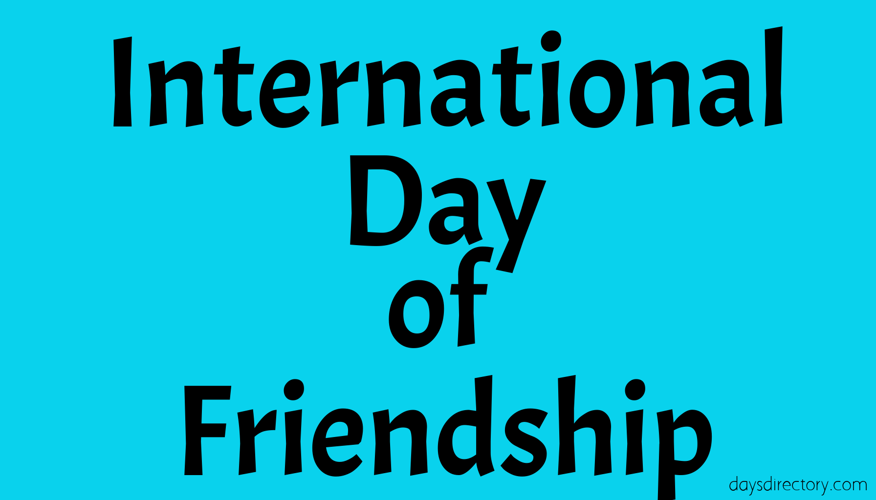 International Day of Friendship