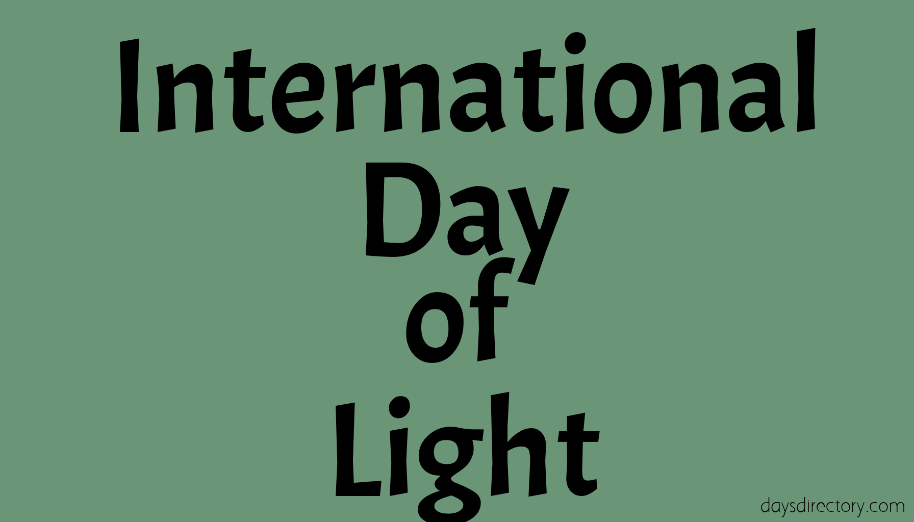International Day of Light