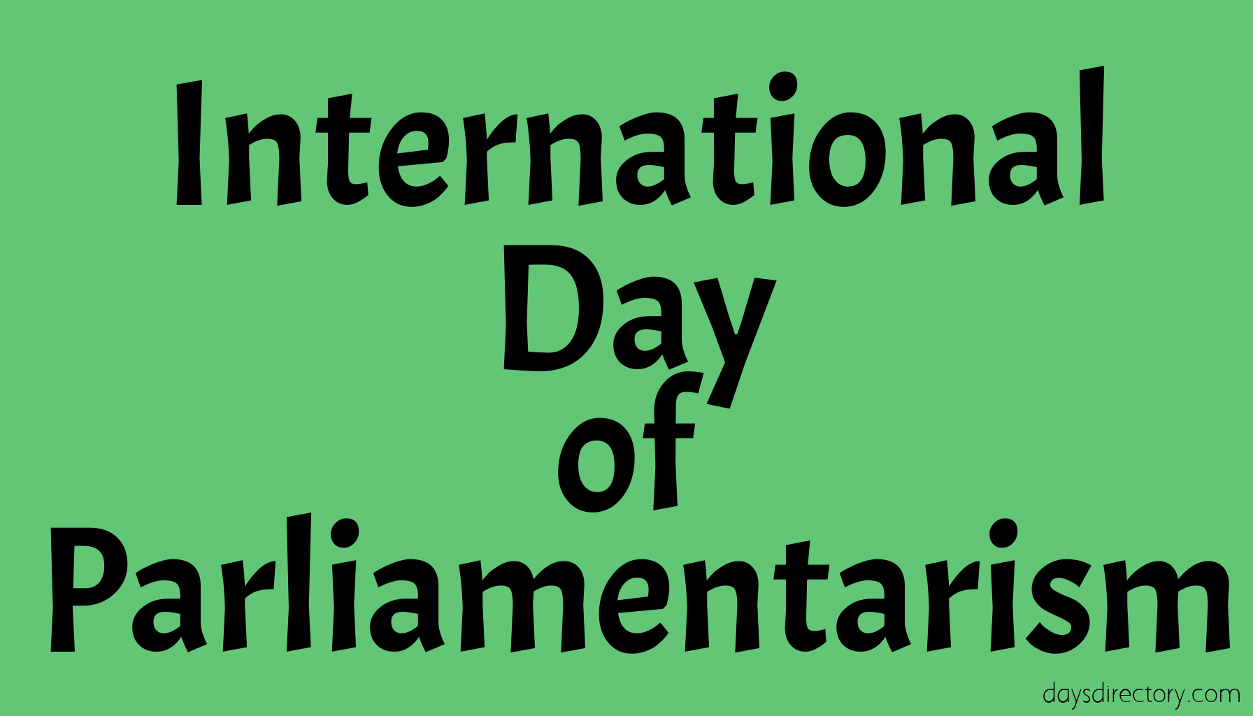 International Day of Parliamentarism