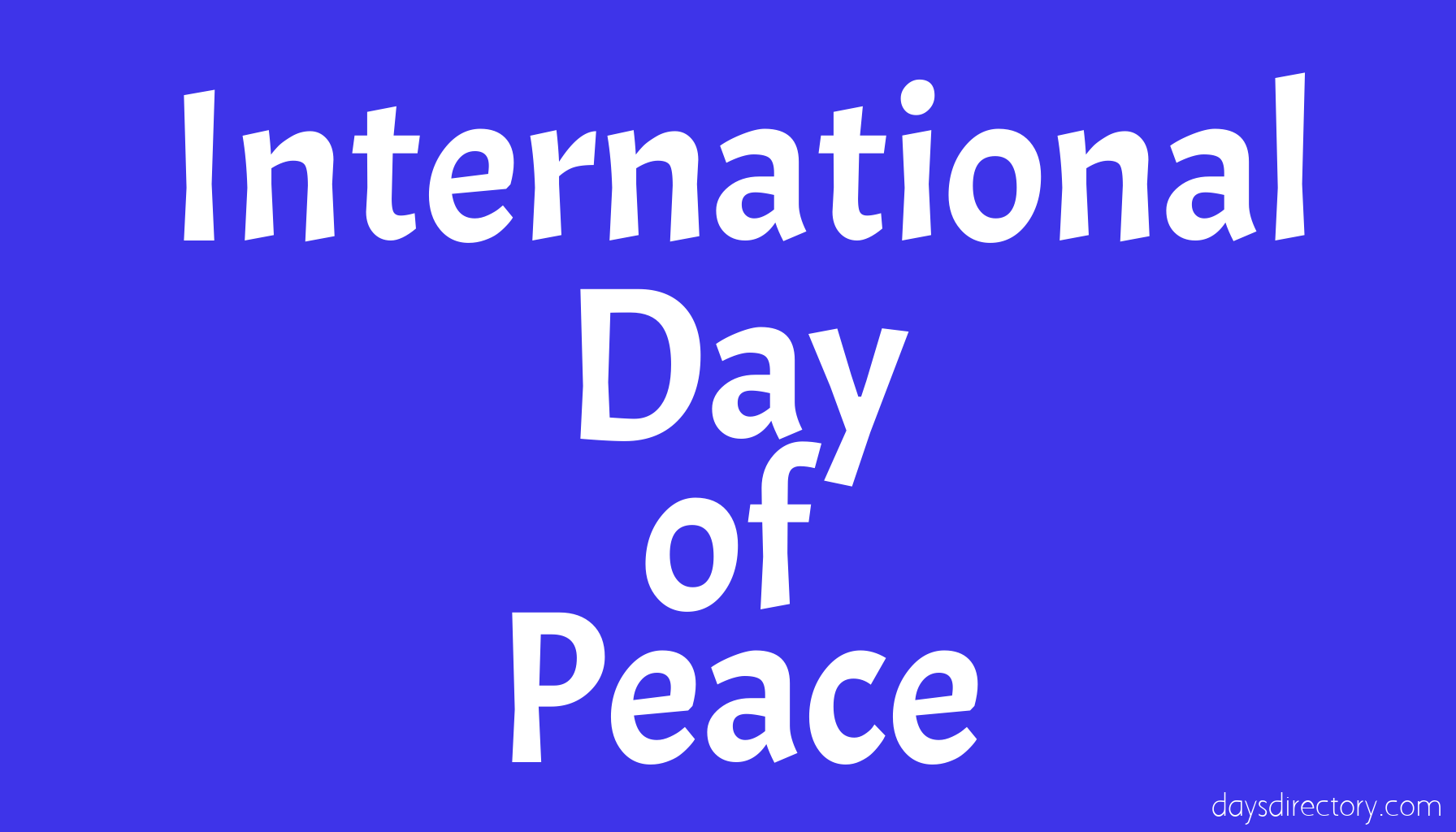 International Day of Peace