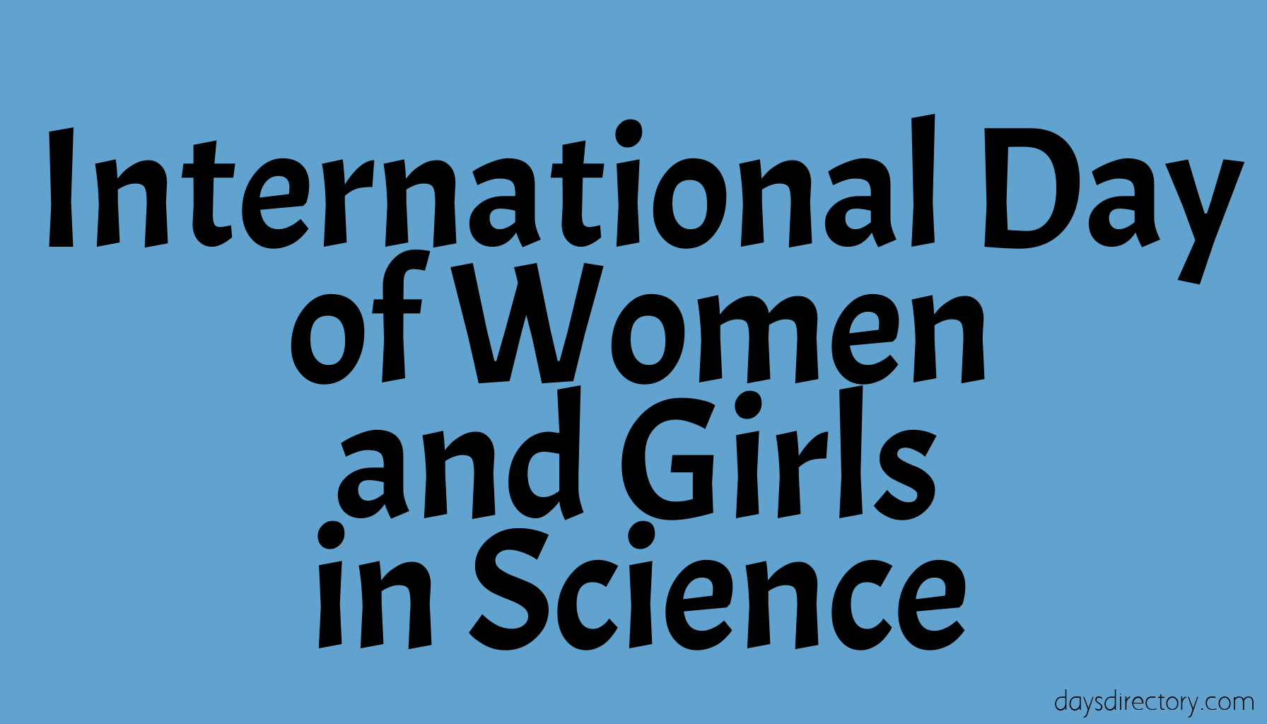 International Day of Women and Girls in Science