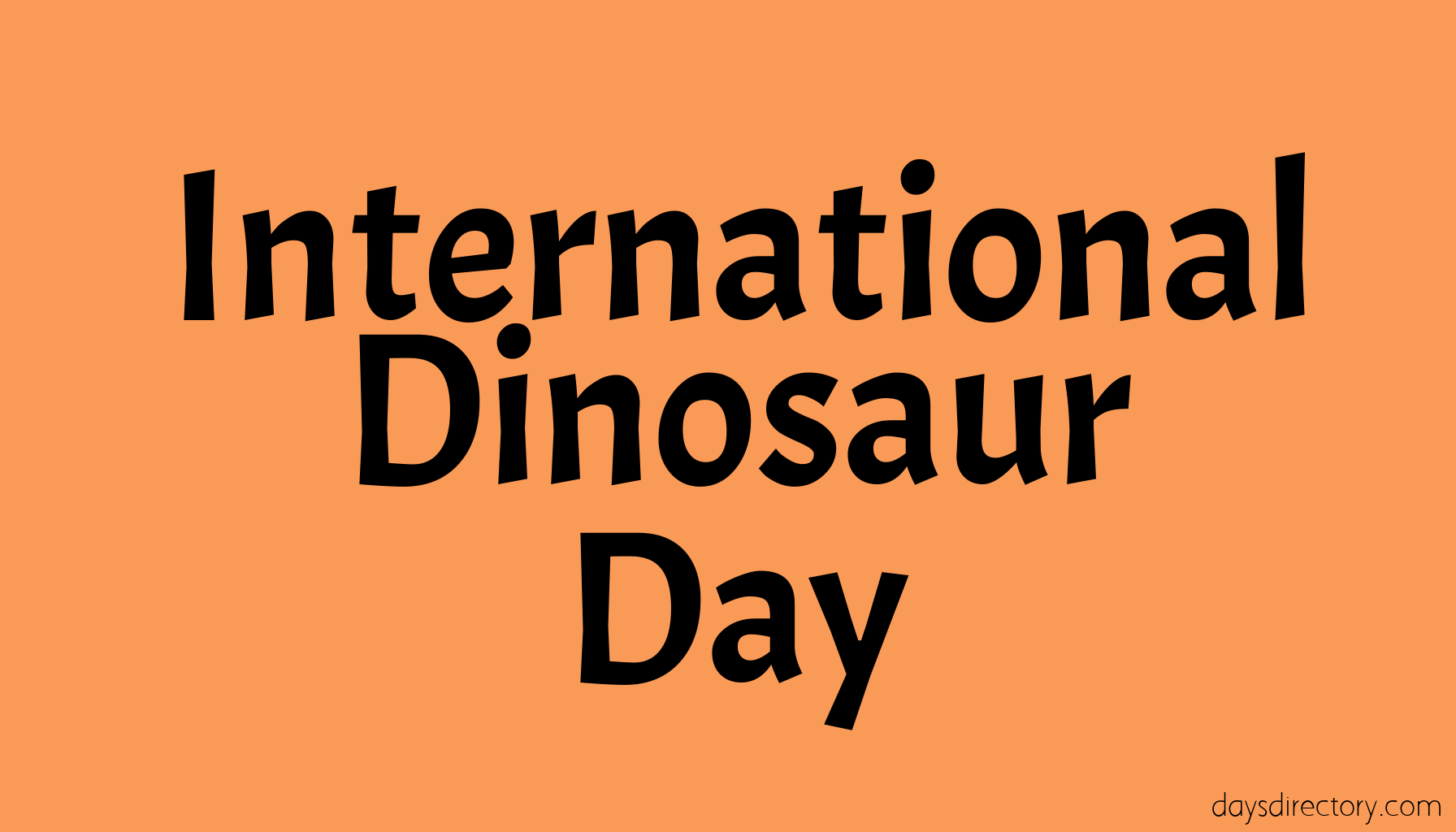 International Dinosaur Day
