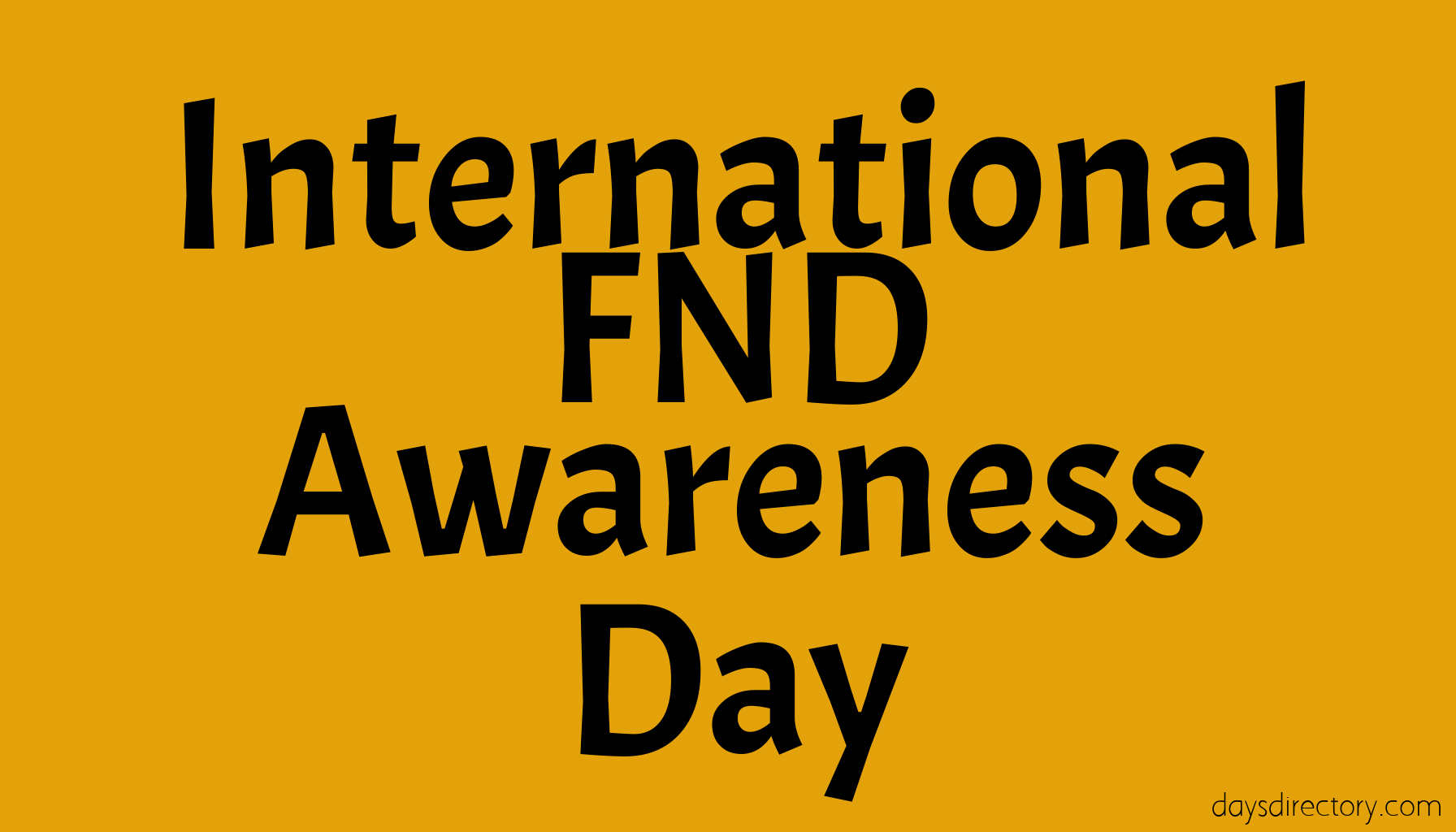 International FND Awareness Day