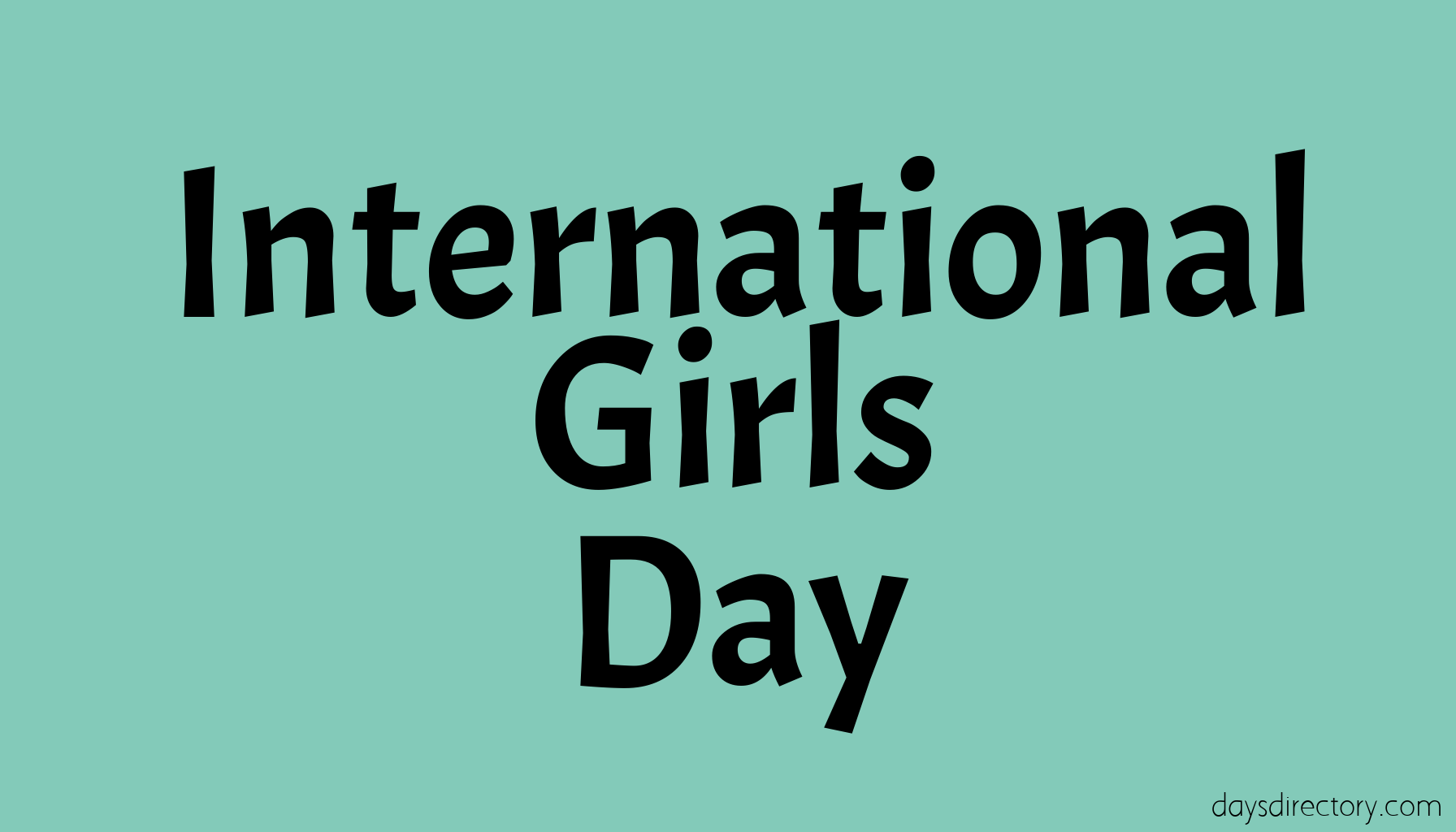 International Girls Day