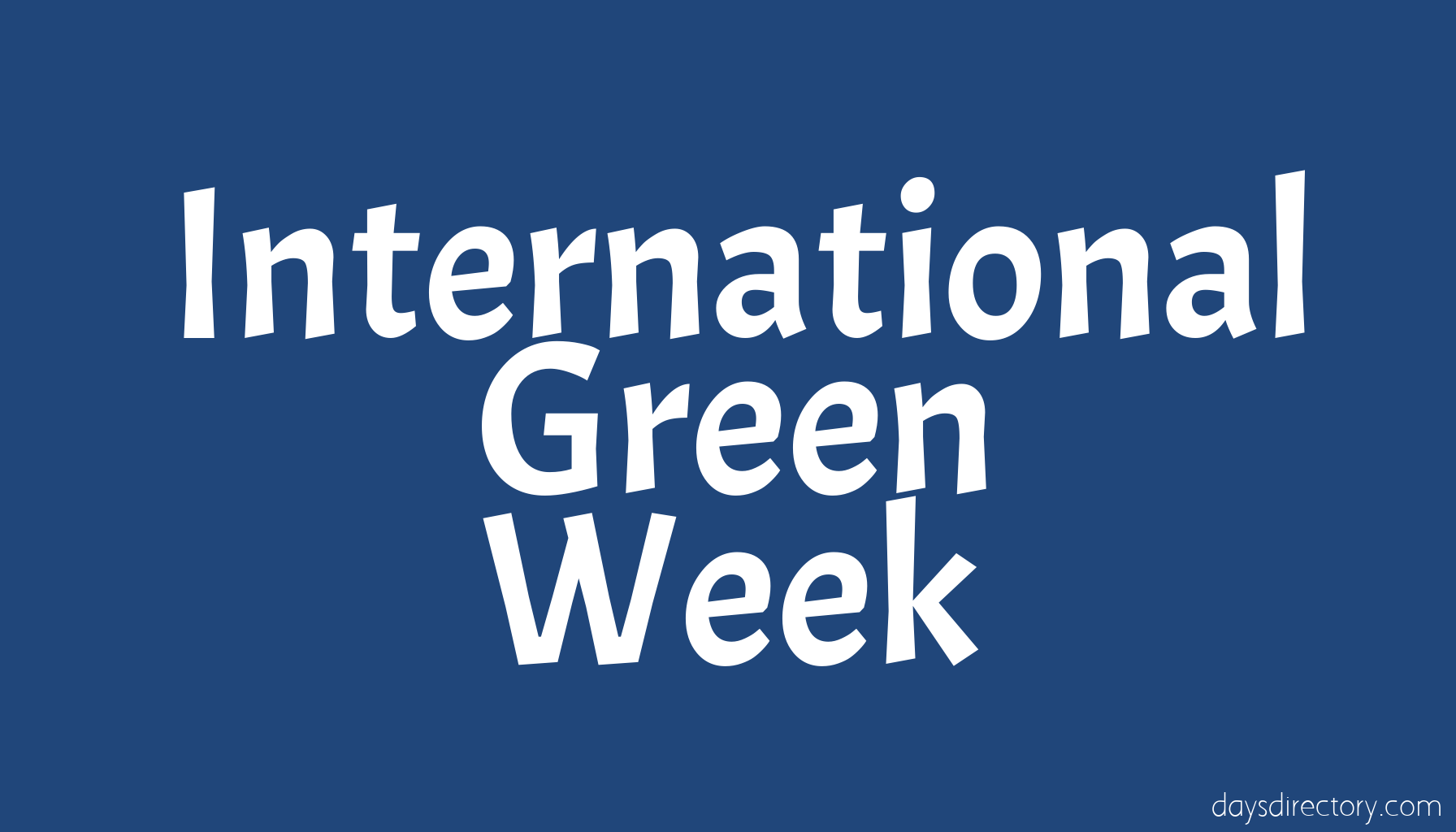 International Green Week