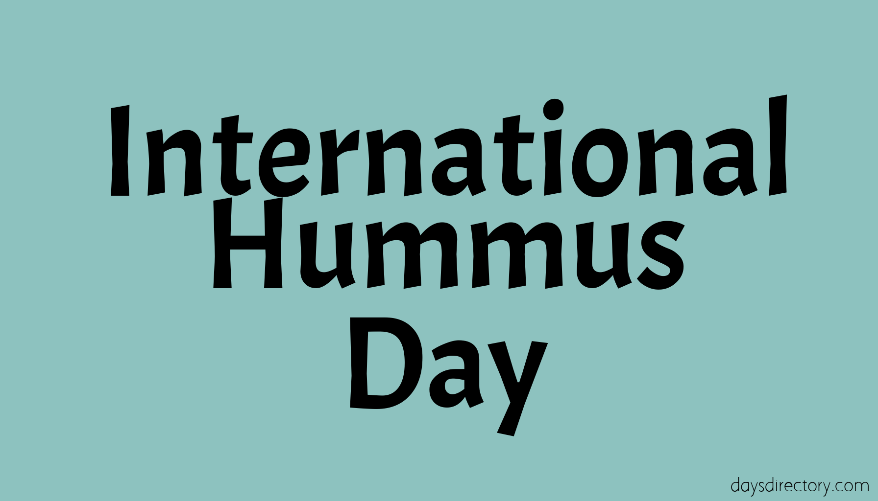 International Hummus Day