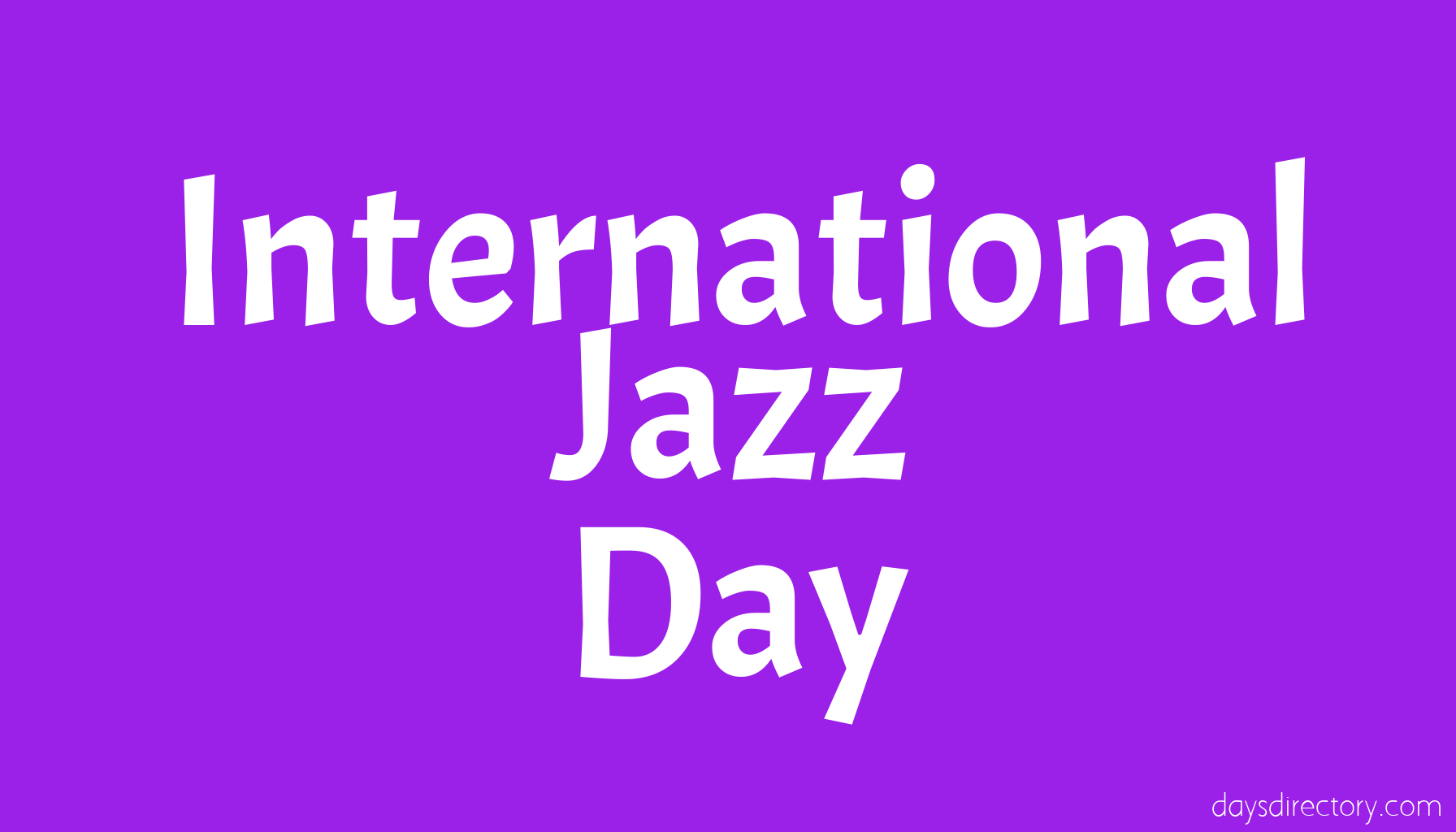International Jazz Day