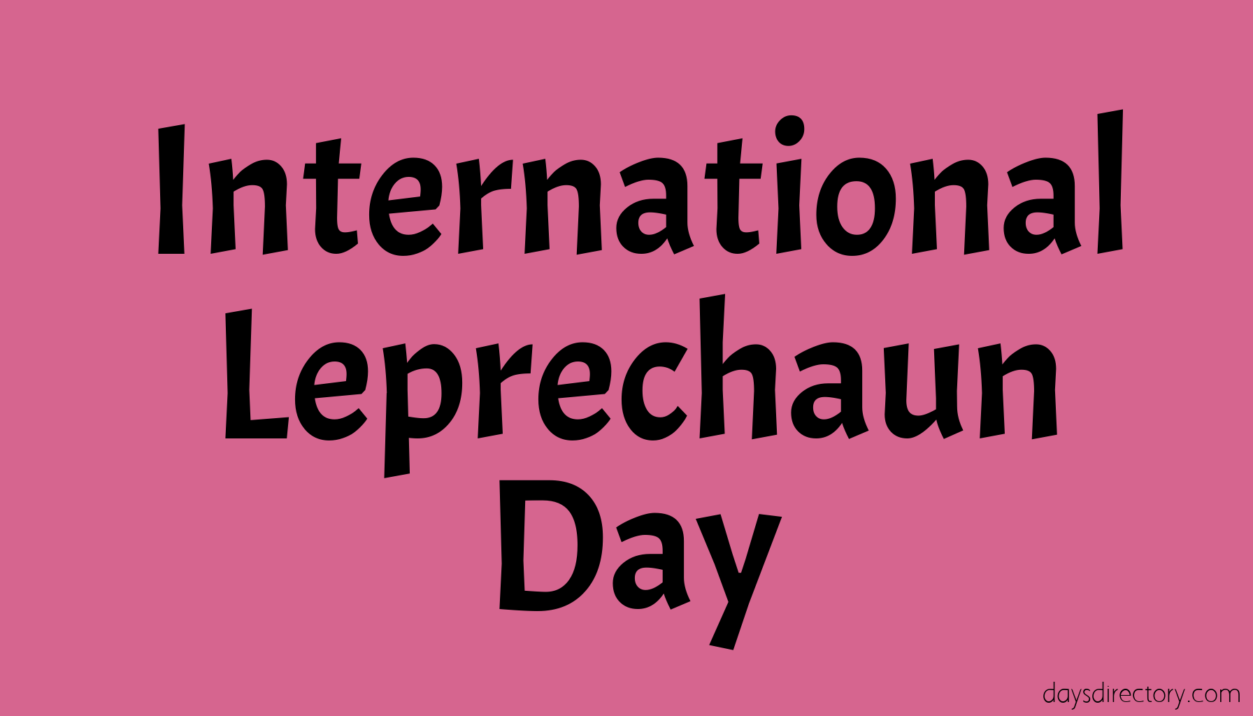 International Leprechaun Day
