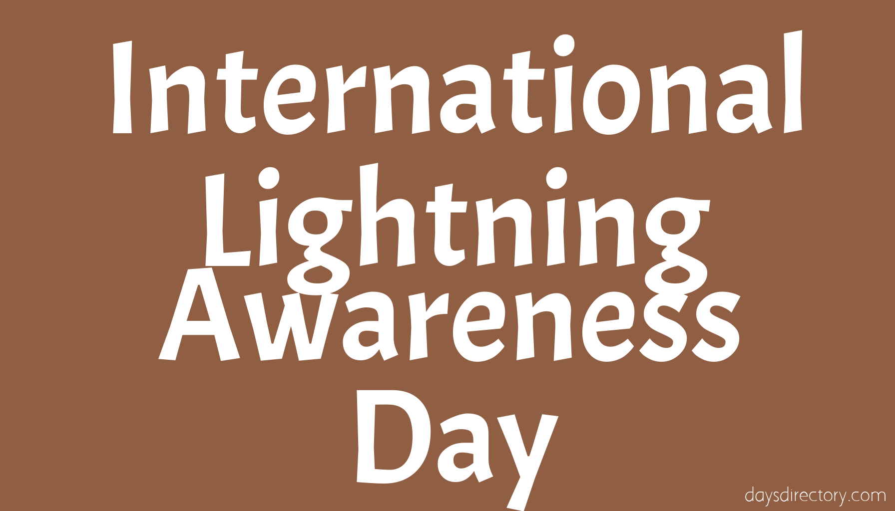 International Lightning Awareness Day