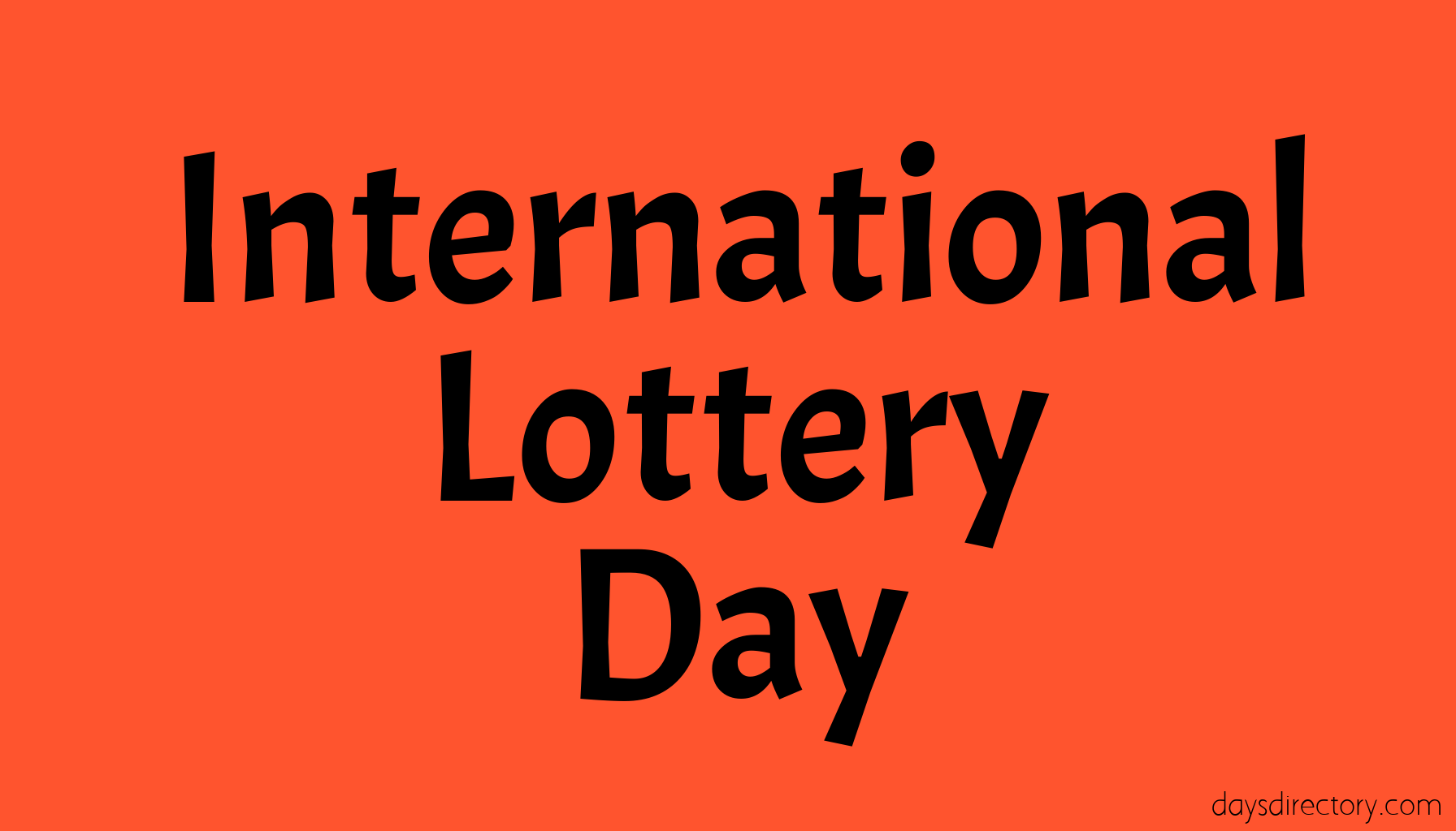 International Lottery Day