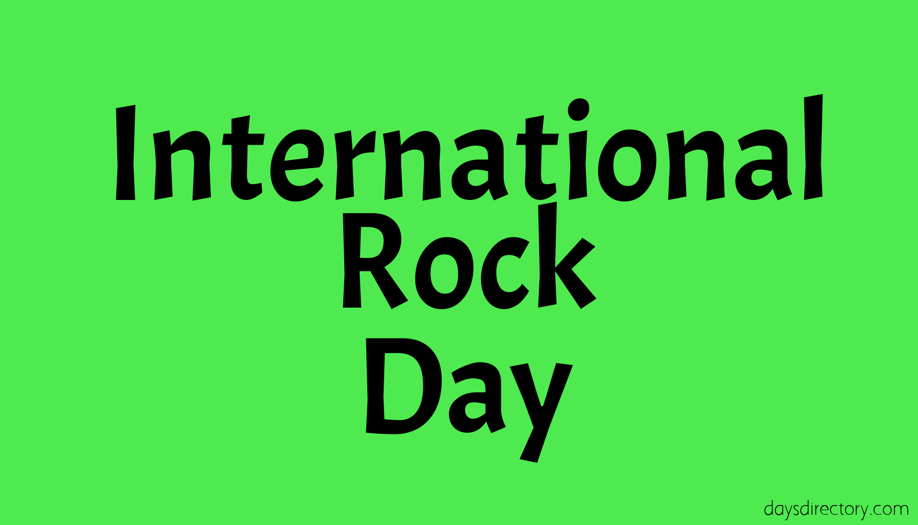 International Rock Day