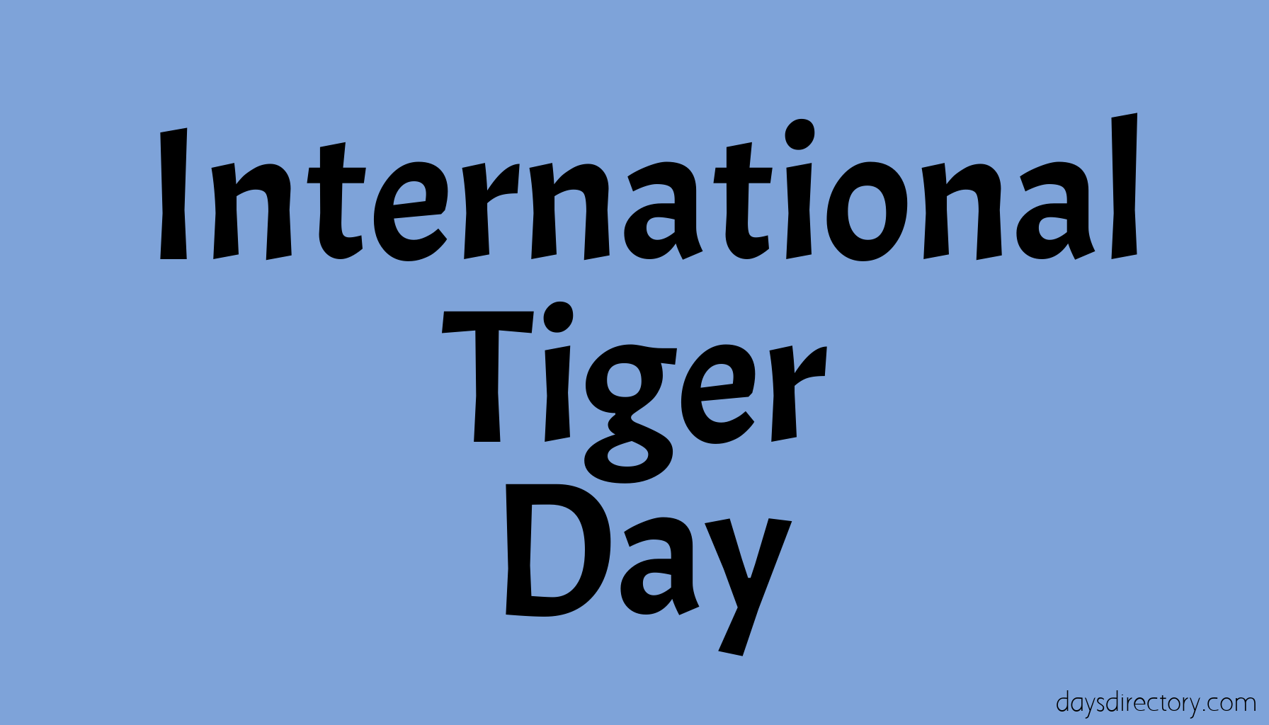 International Tiger Day