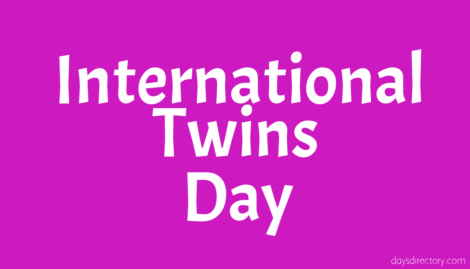 International Twins Day