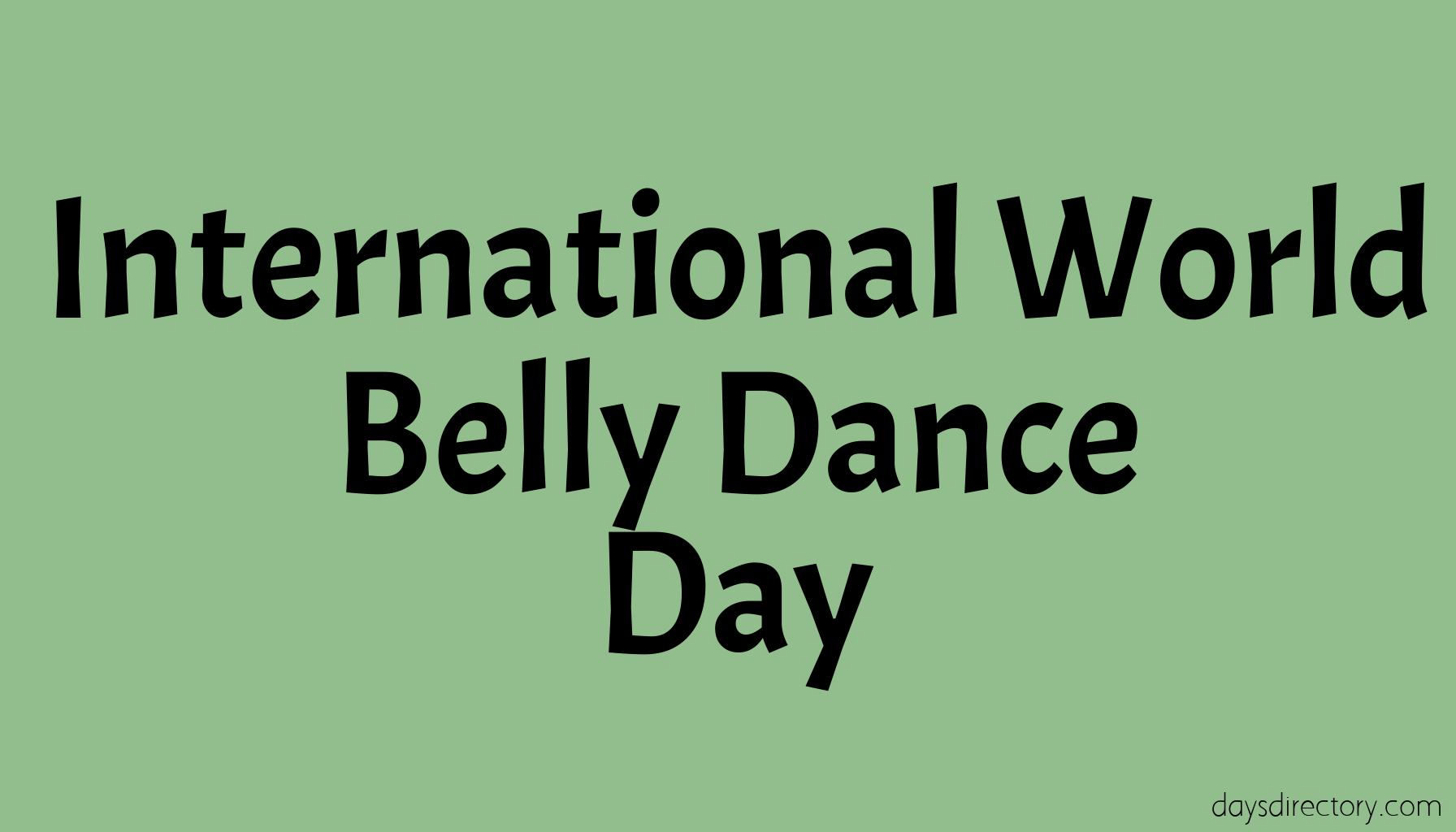 International World Belly Dance Day