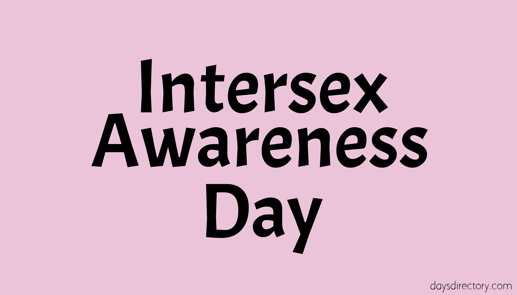 Intersex Awareness Day