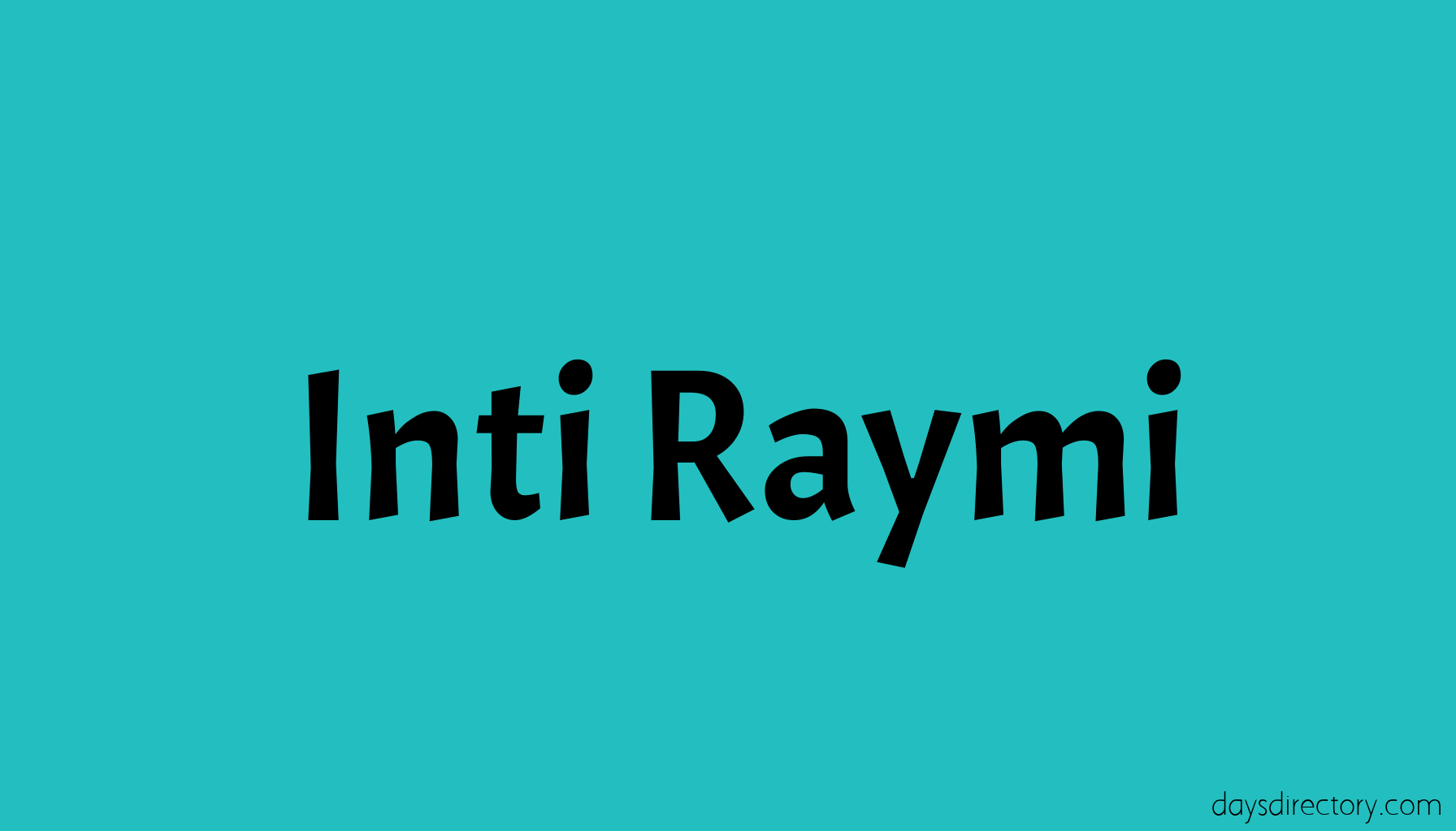 Inti Raymi