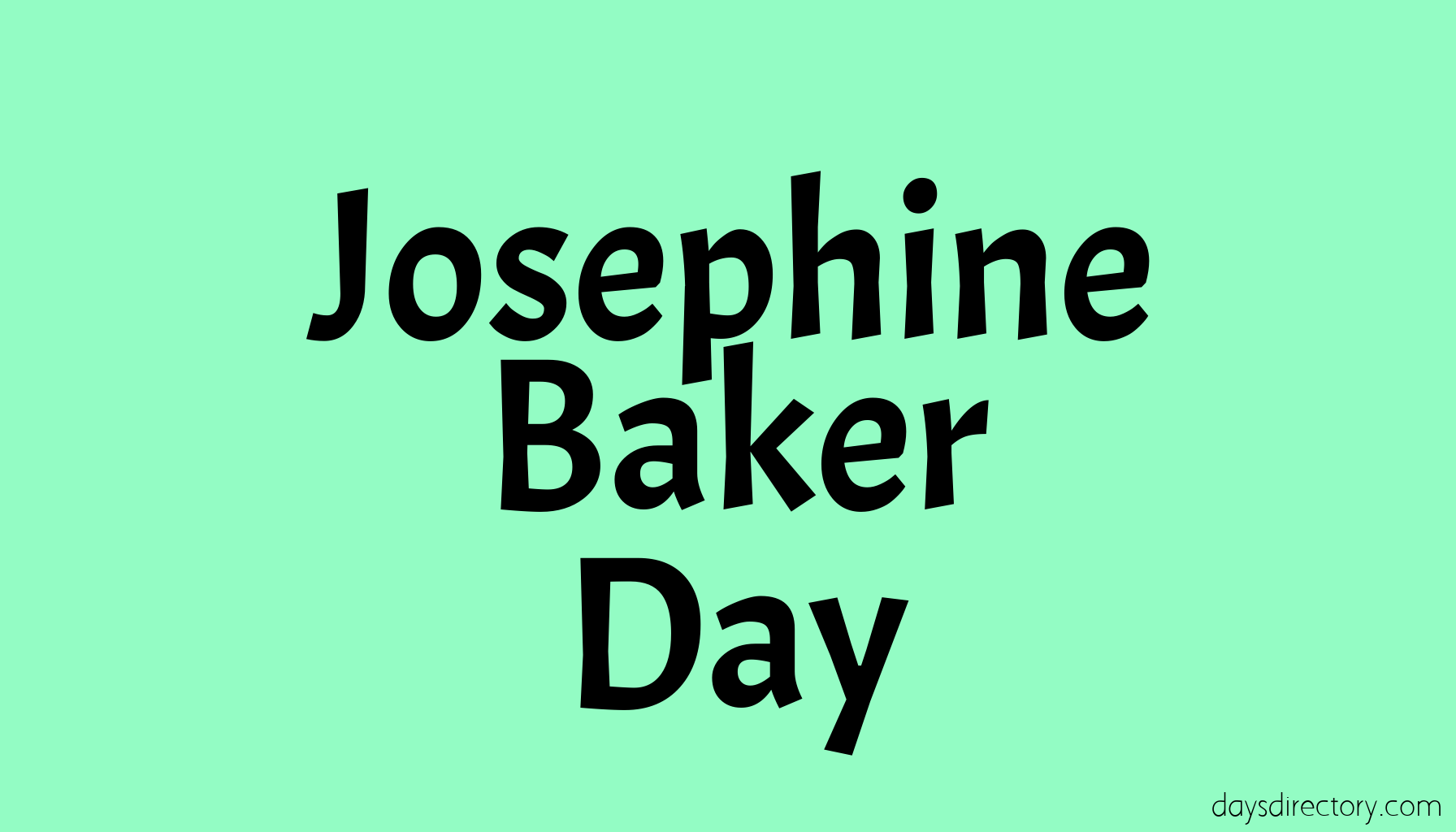 Josephine Baker Day