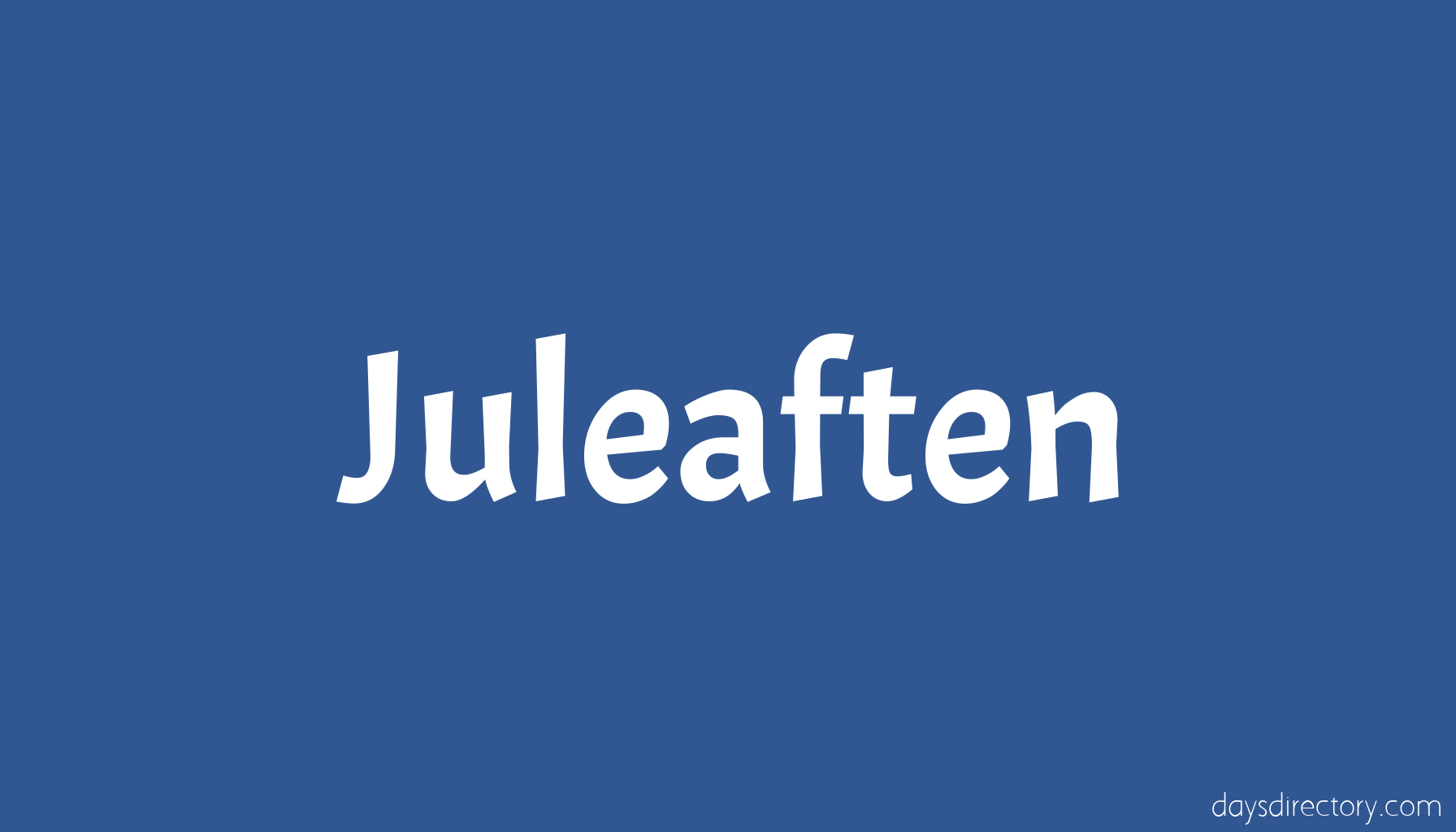 Juleaften