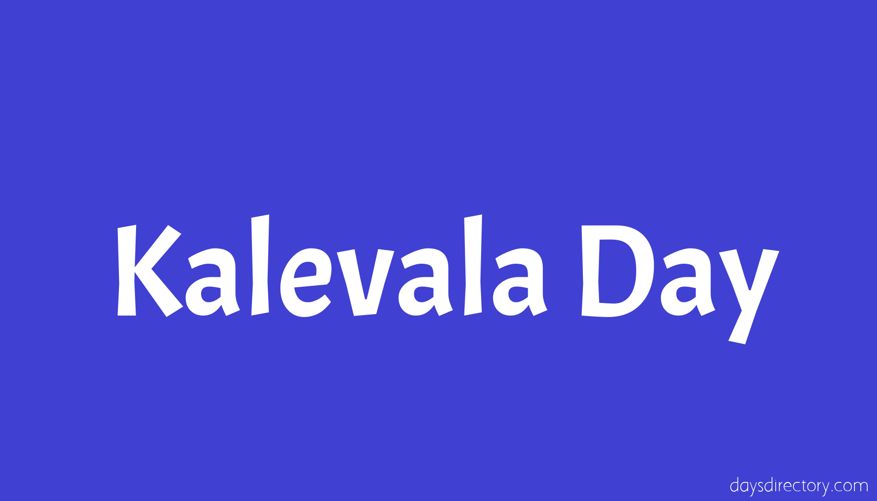 Kalevala Day