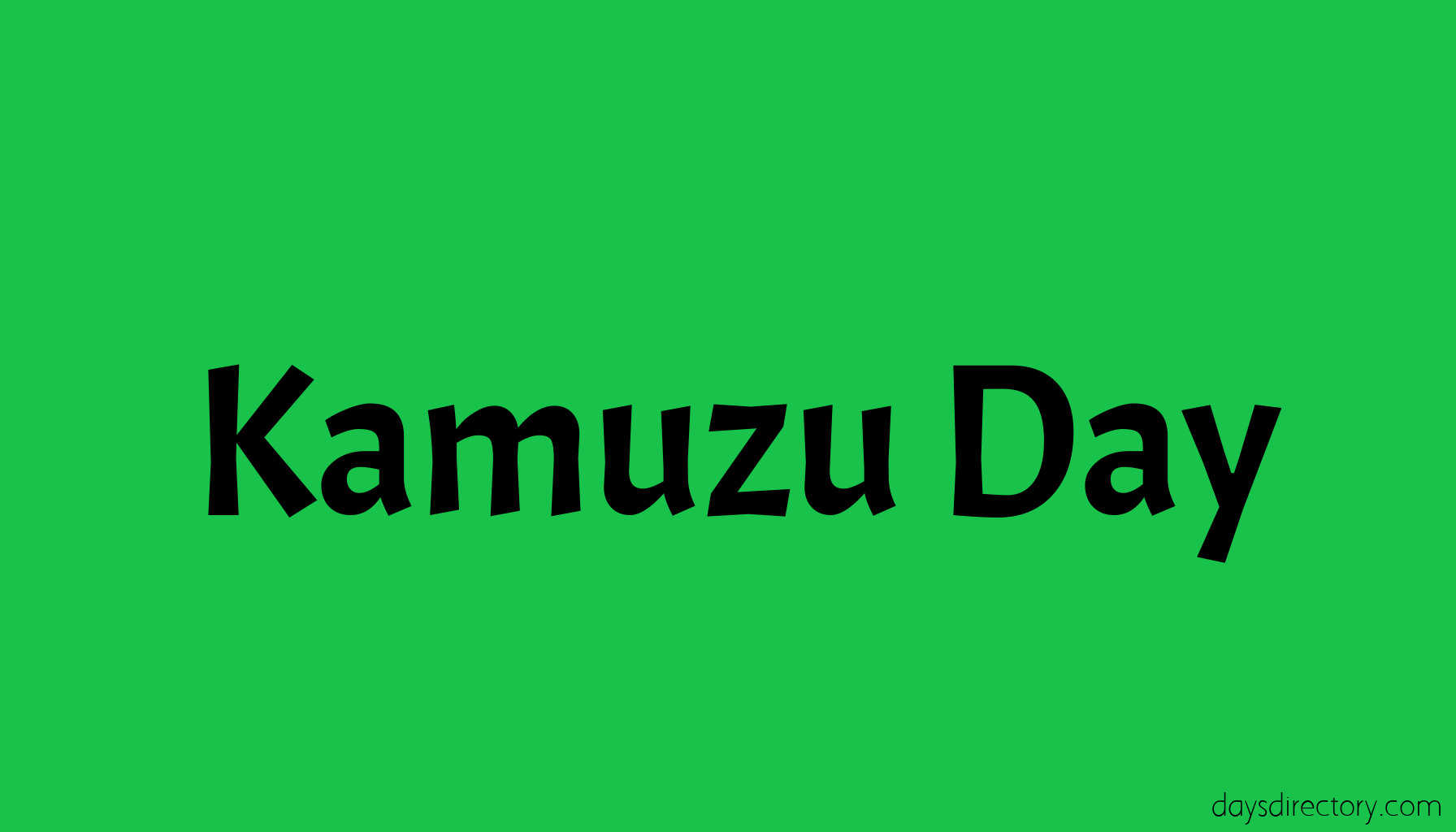 Kamuzu Day