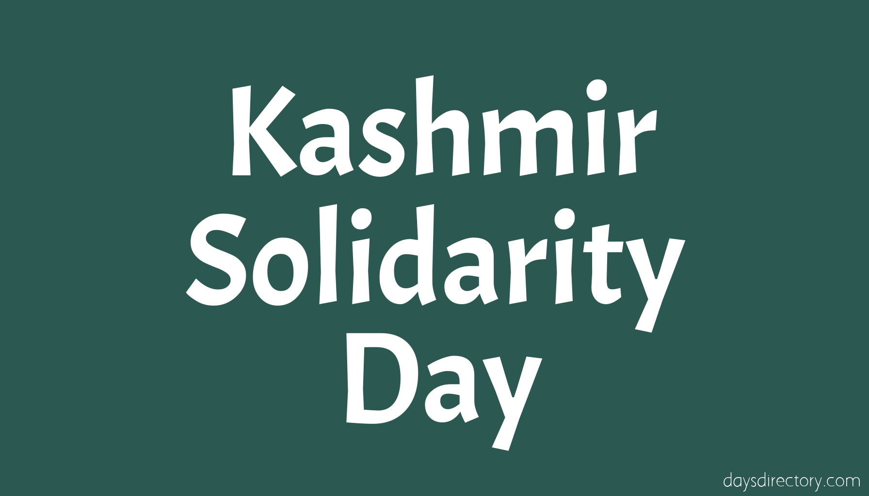 Kashmir Solidarity Day