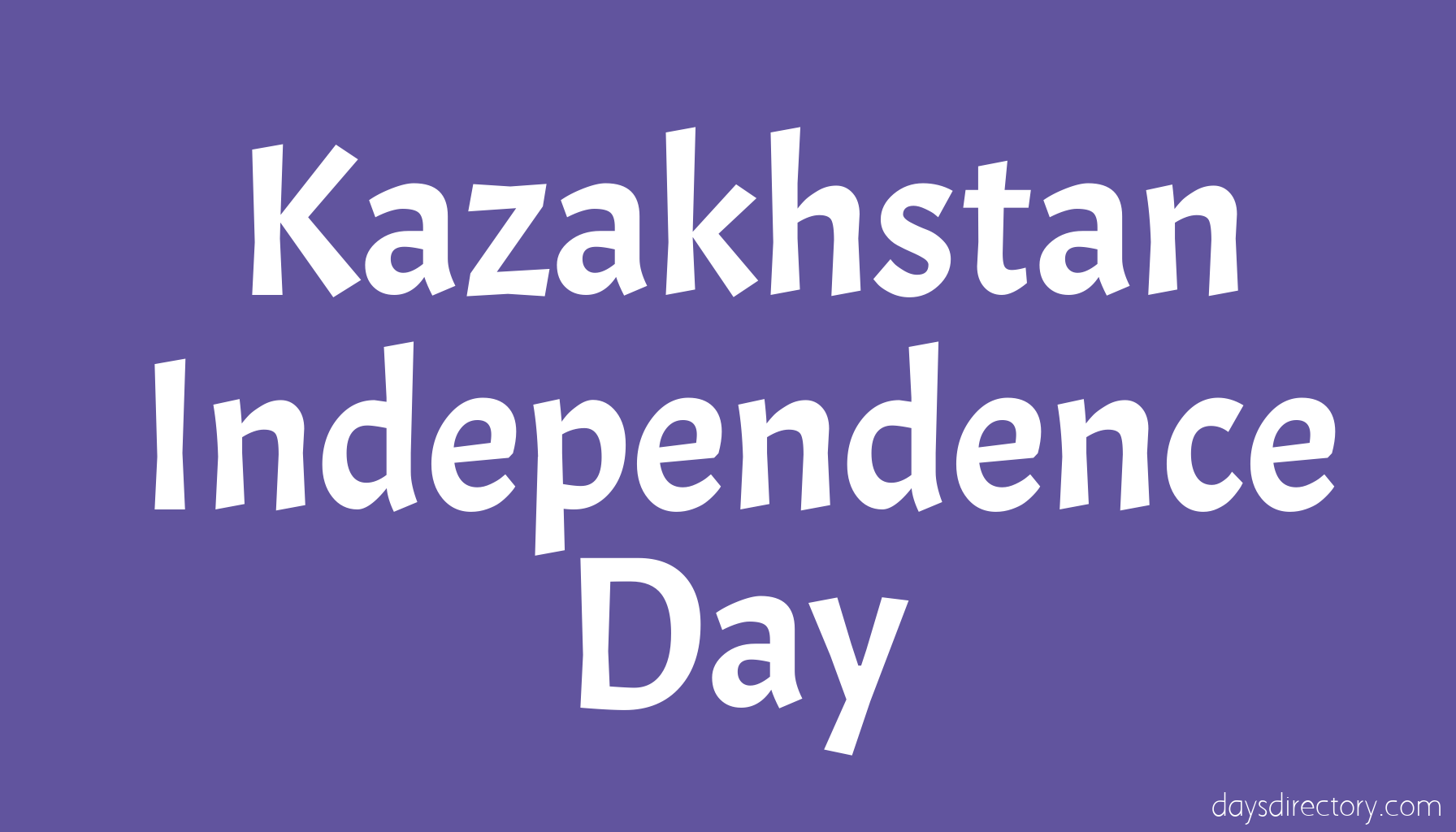 Kazakhstan Independence Day