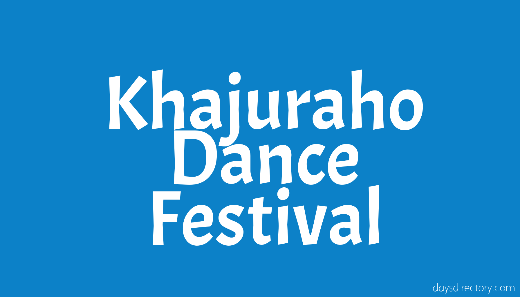 Khajuraho Dance Festival