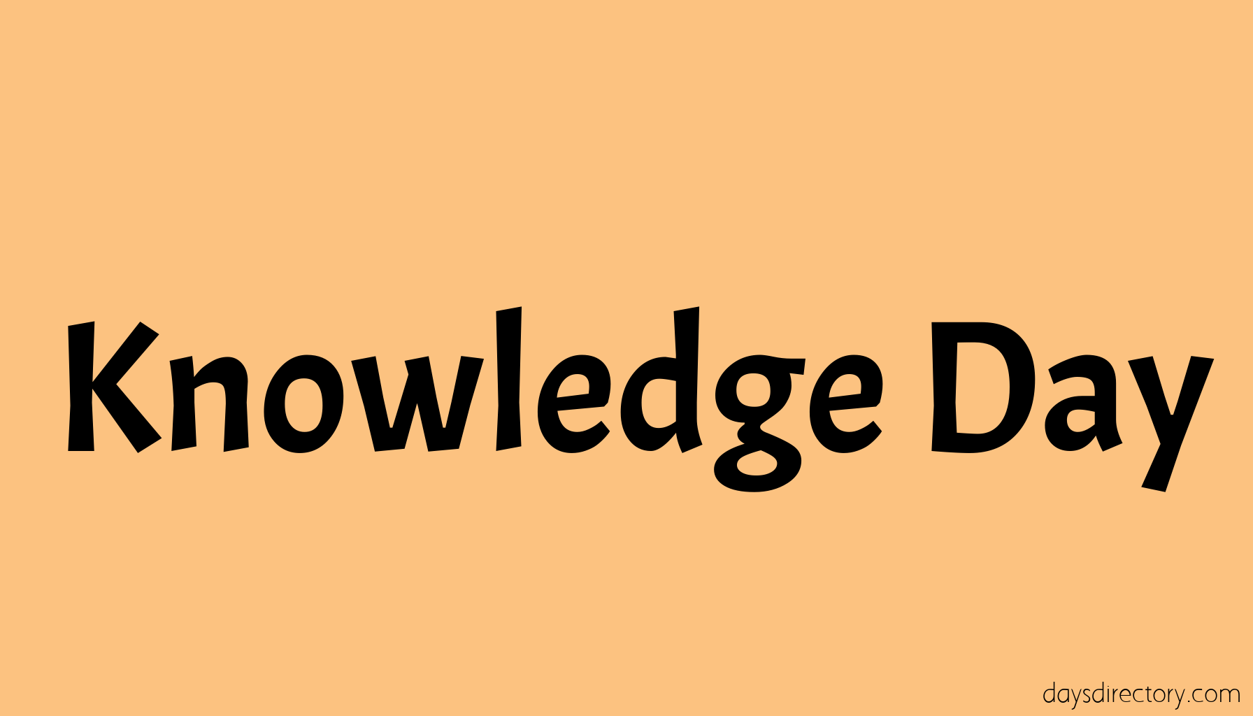 Knowledge Day
