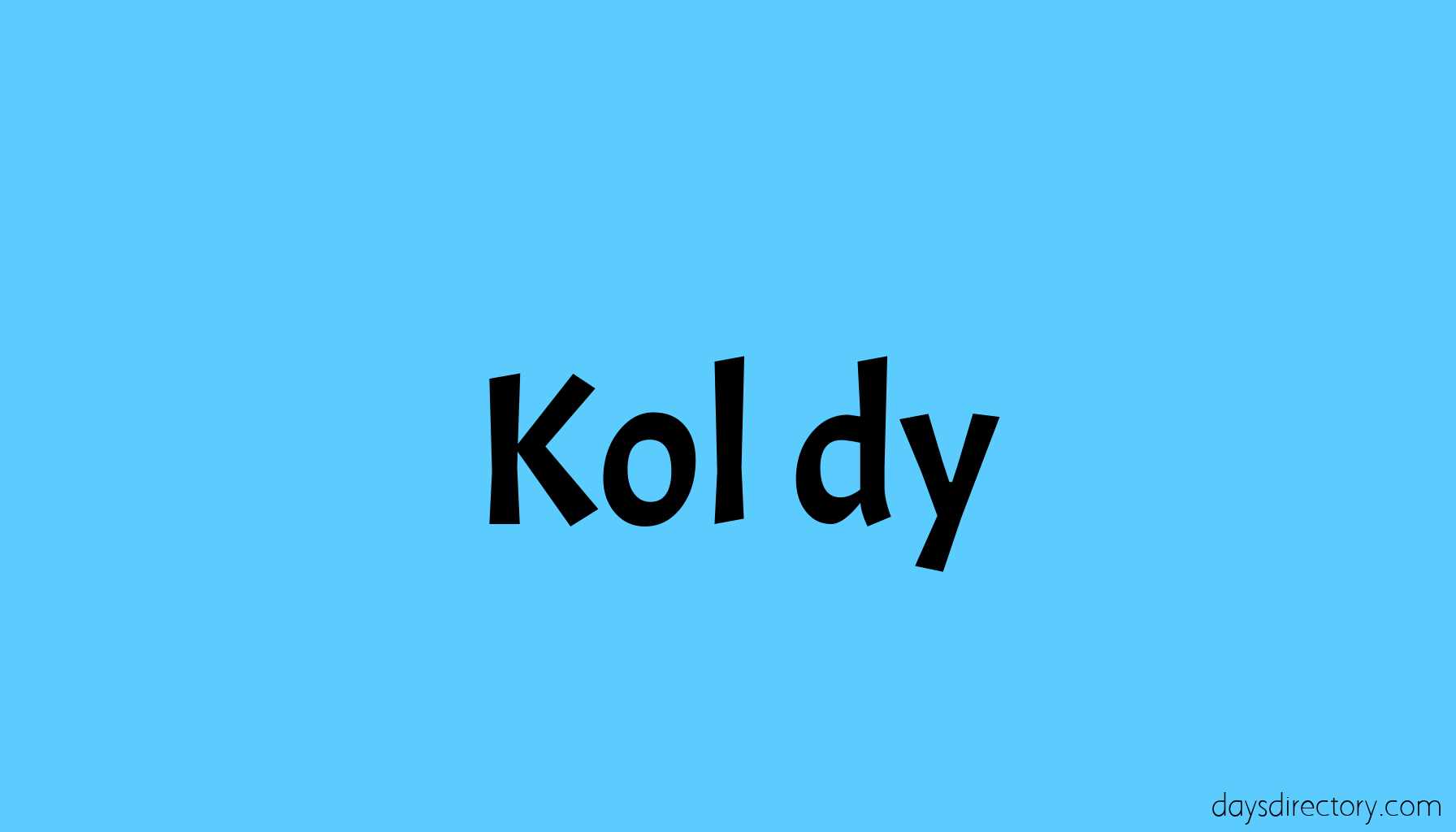 Kol?dy